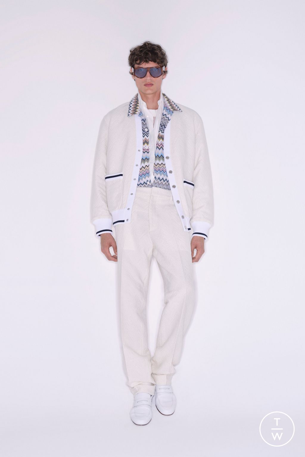 Fashion Week Milan Spring/Summer 2024 look 16 from the Missoni collection menswear