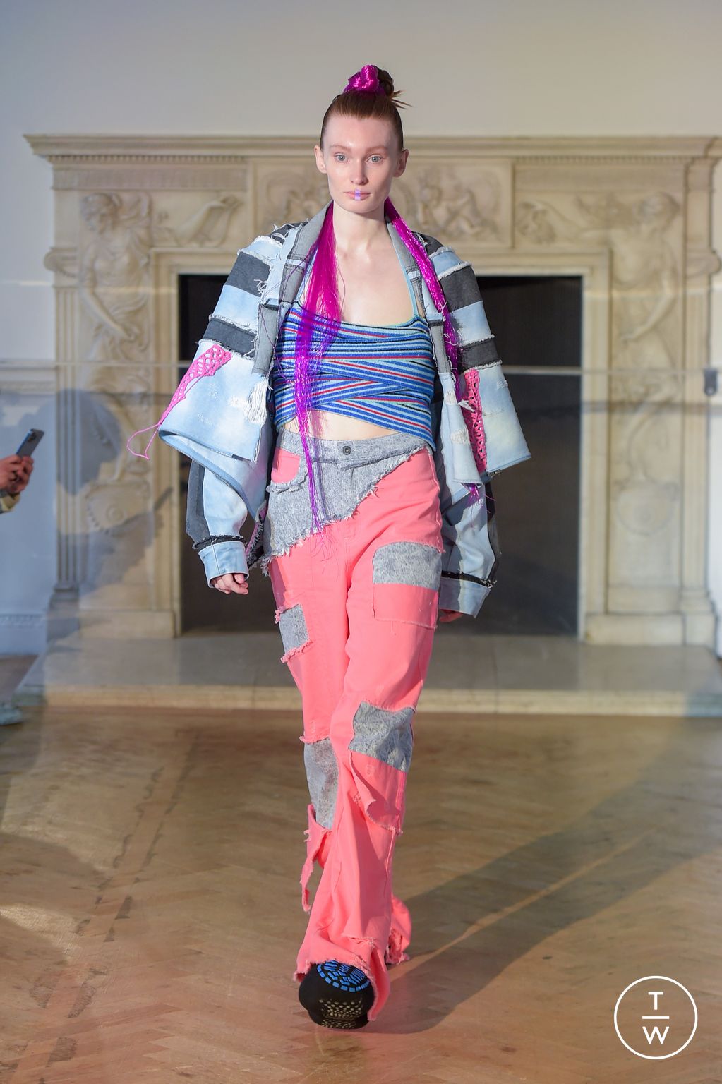 Fashion Week London Fall/Winter 2023 look 16 from the Chau Rising collection womenswear