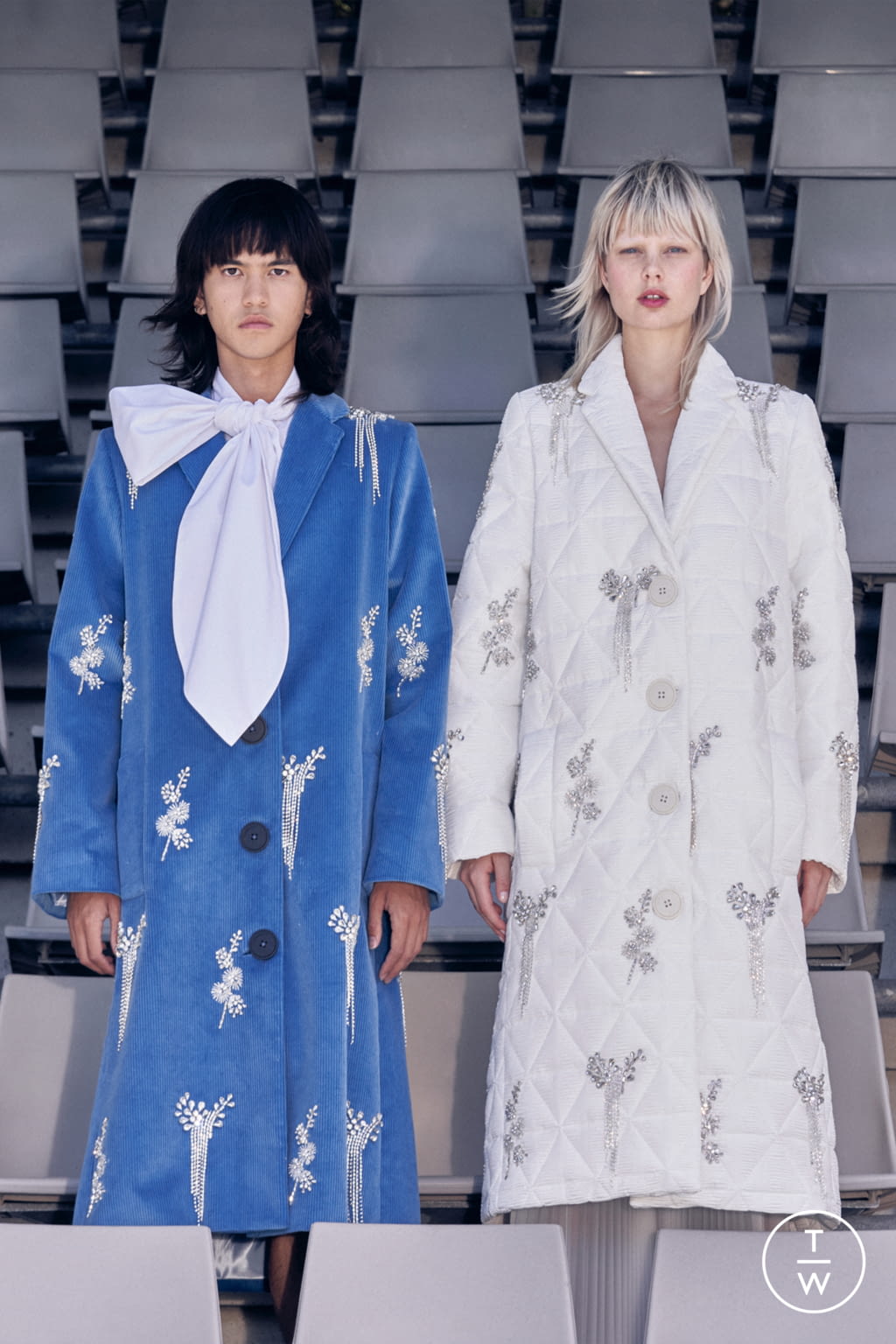 Fashion Week New York Fall/Winter 2021 look 16 from the Claudia Li collection womenswear