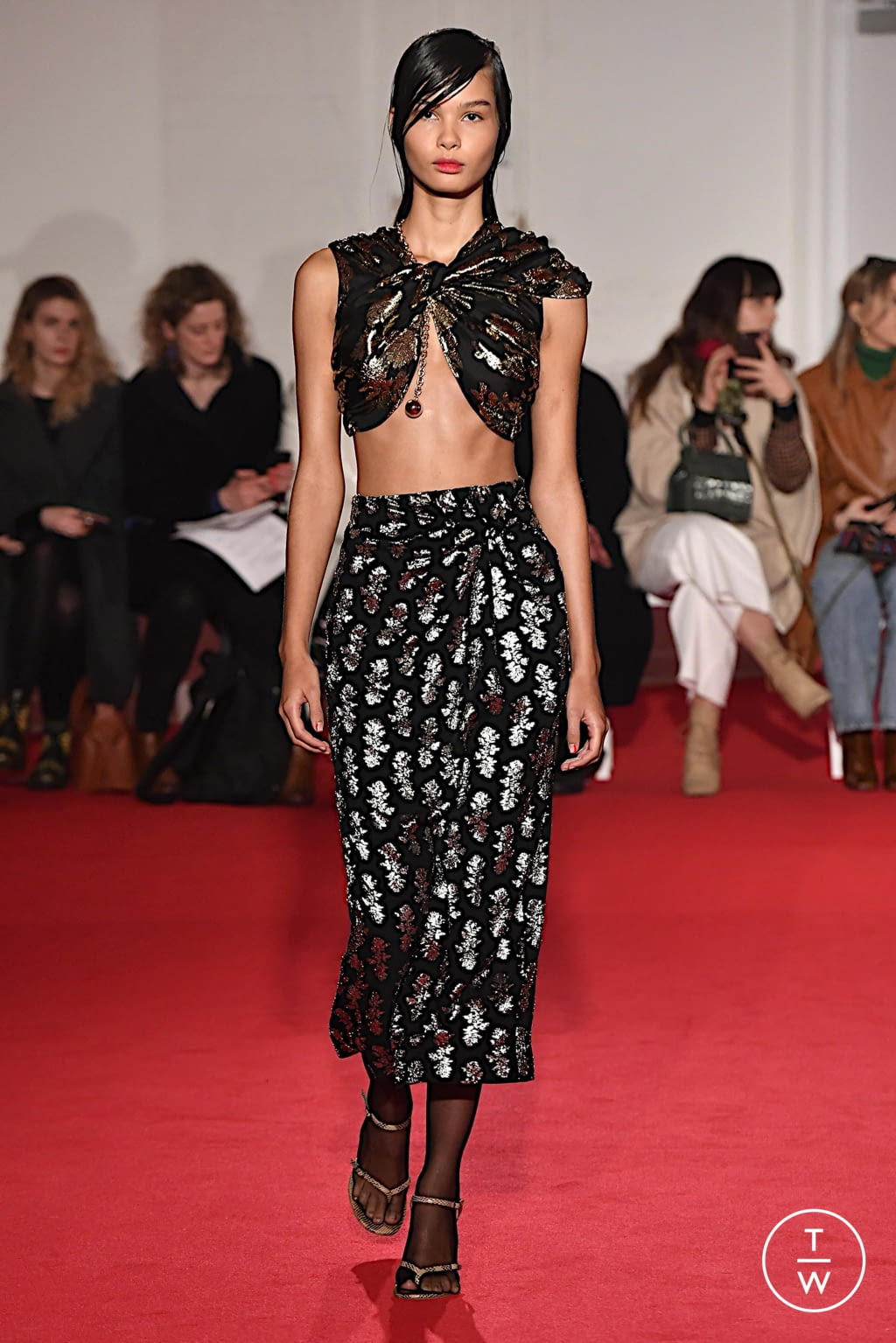 Fashion Week London Fall/Winter 2020 look 30 de la collection 16 Arlington womenswear