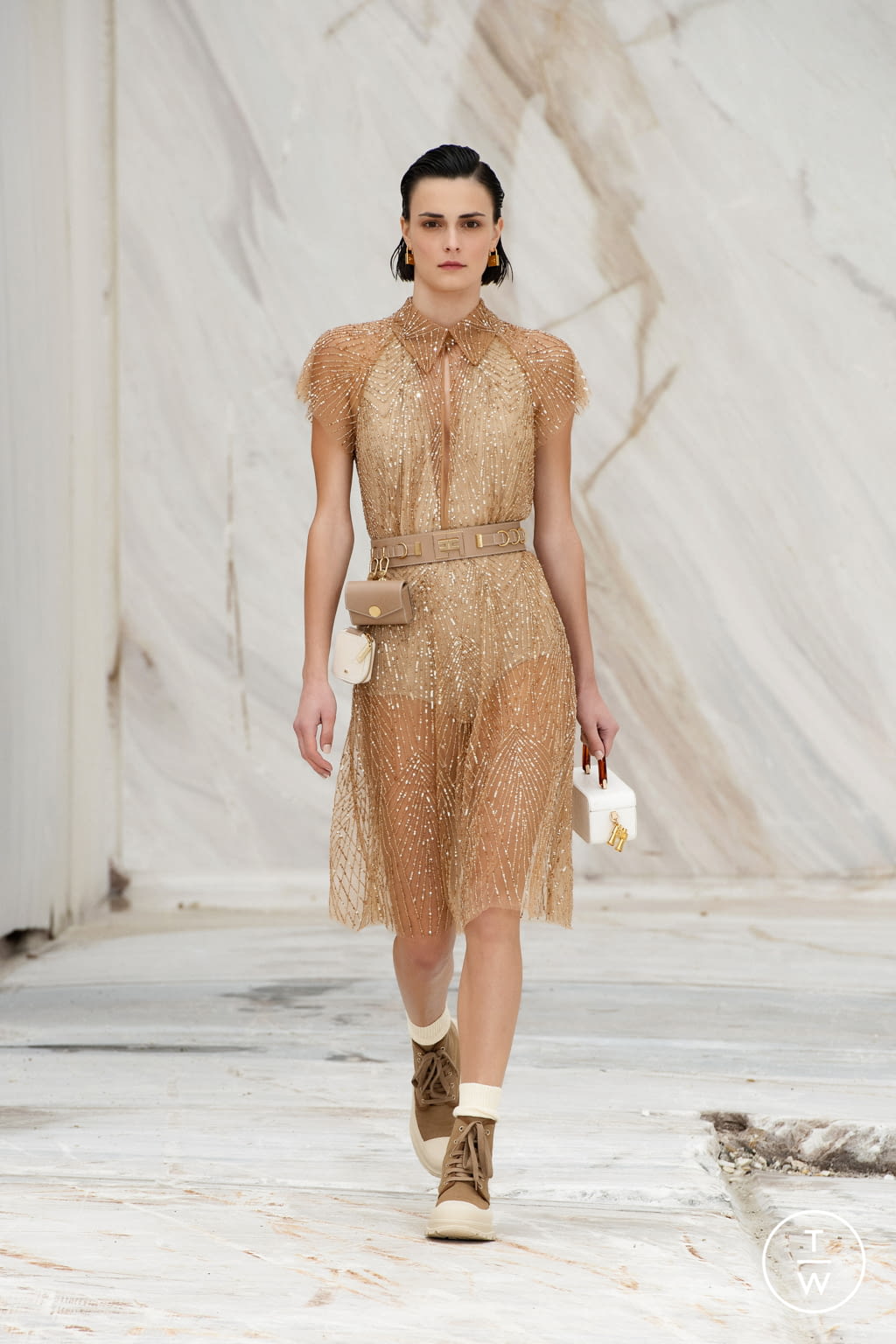 Fashion Week Milan Spring/Summer 2022 look 16 from the Elisabetta Franchi collection womenswear