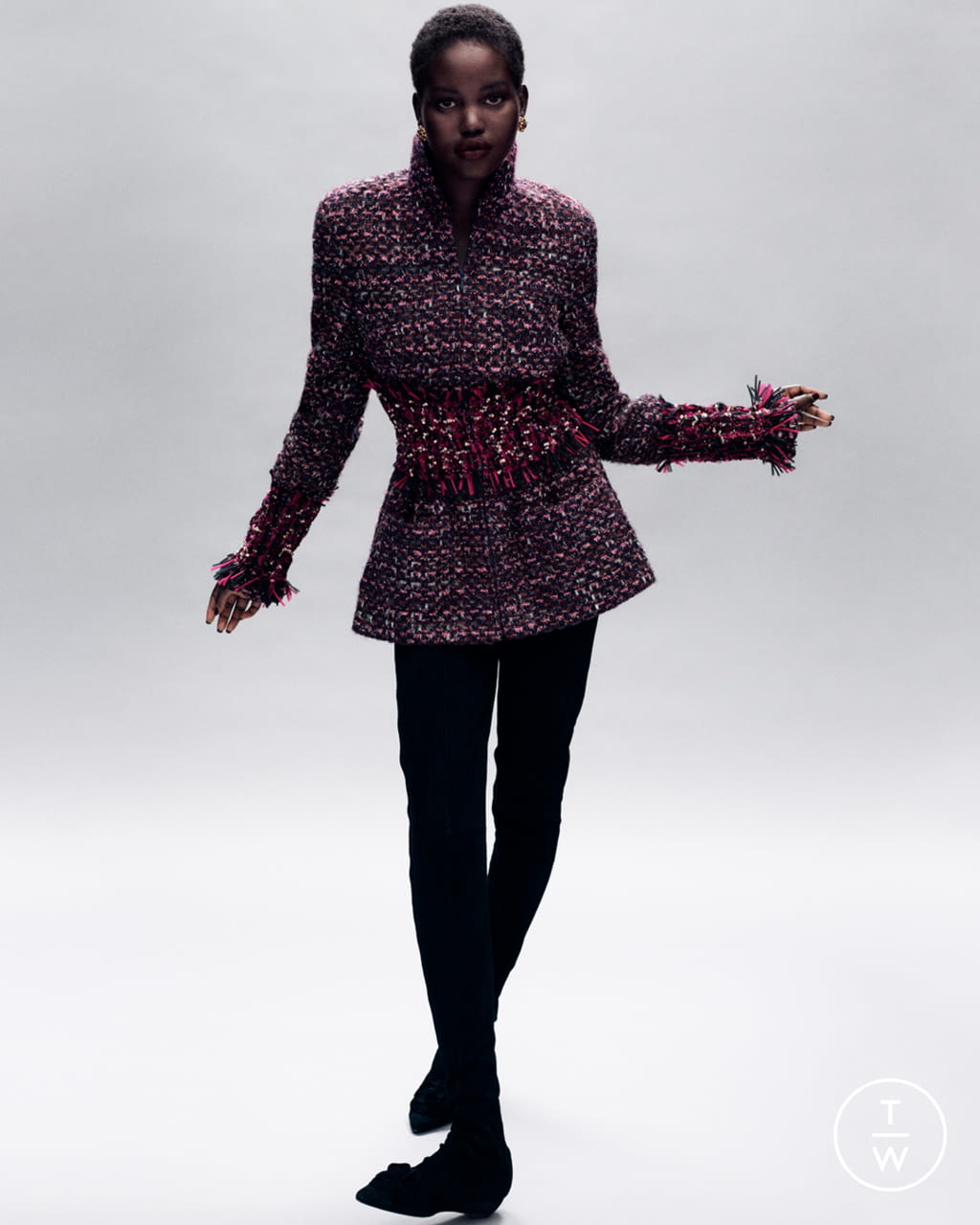 Fashion Week Paris Fall/Winter 2020 look 16 de la collection Chanel couture