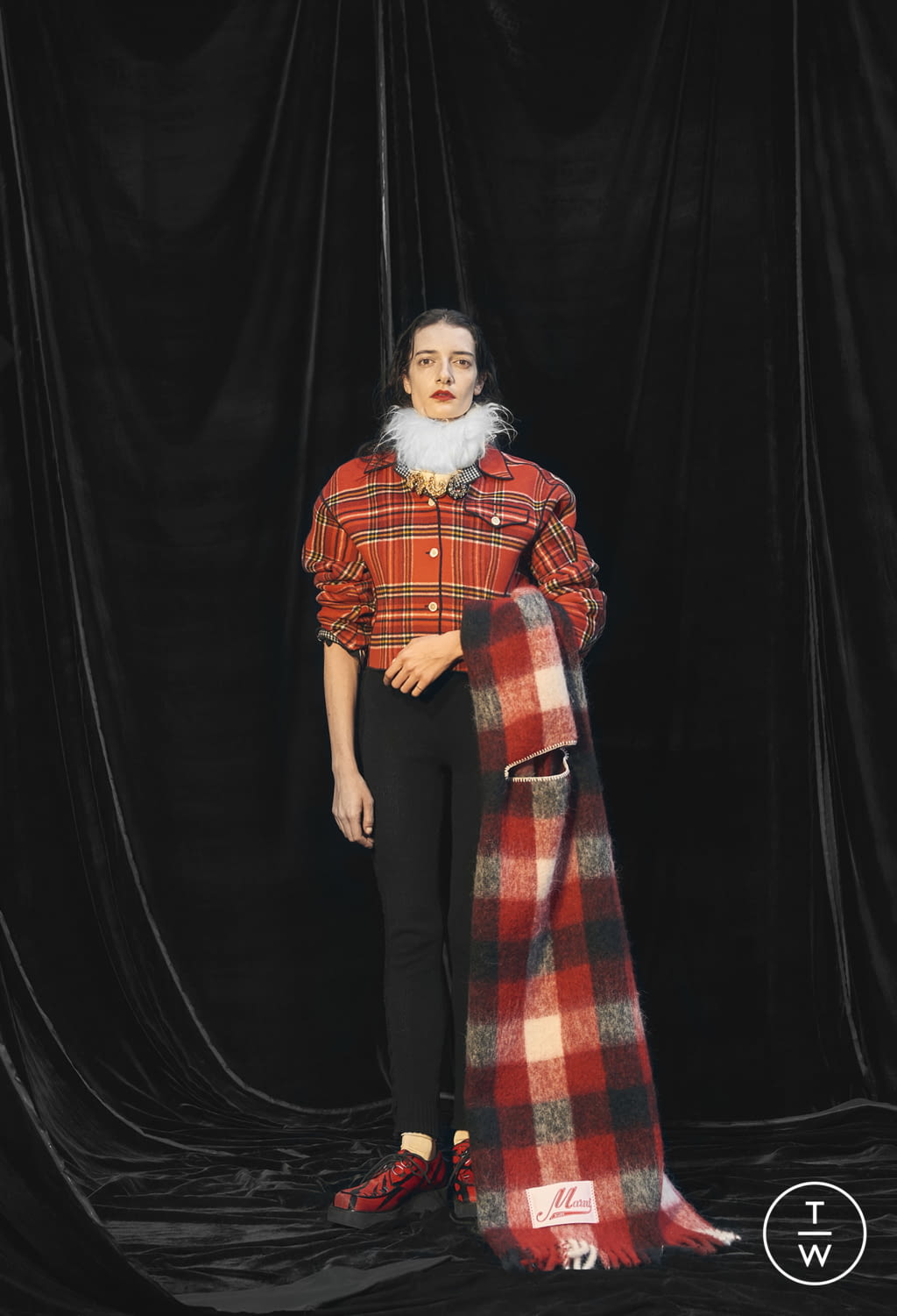 Fashion Week Milan Pre-Fall 2021 look 16 from the Marni collection 女装