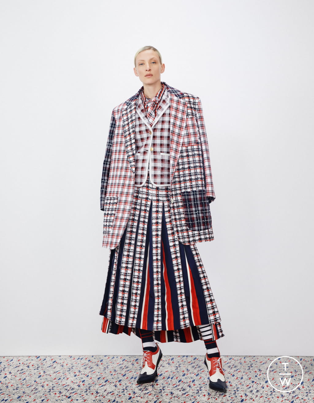 Fashion Week Paris Resort 2020 look 16 from the Thom Browne collection womenswear