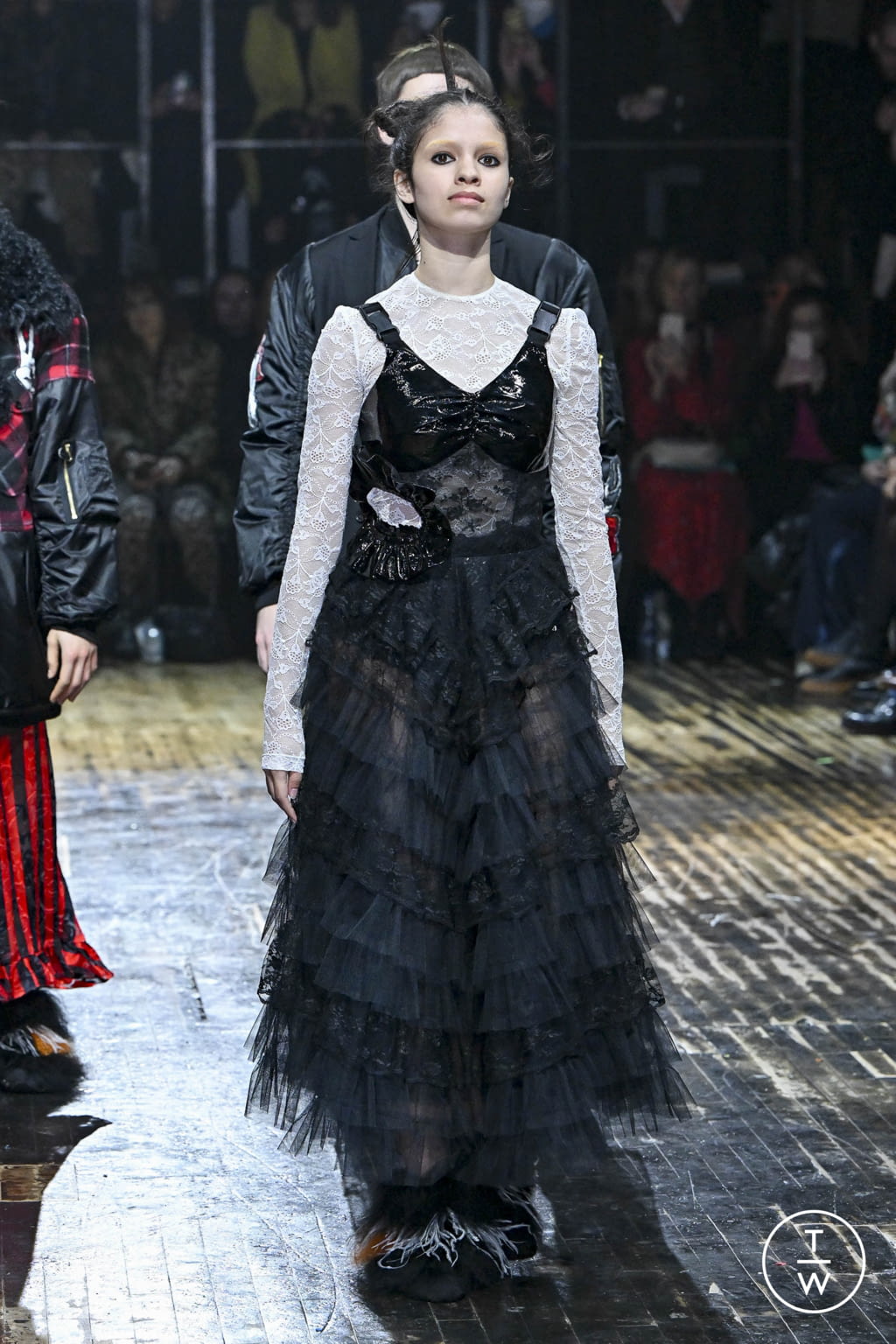 Fashion Week London Fall/Winter 2022 look 13 from the Preen by Thornton Bregazzi collection 女装