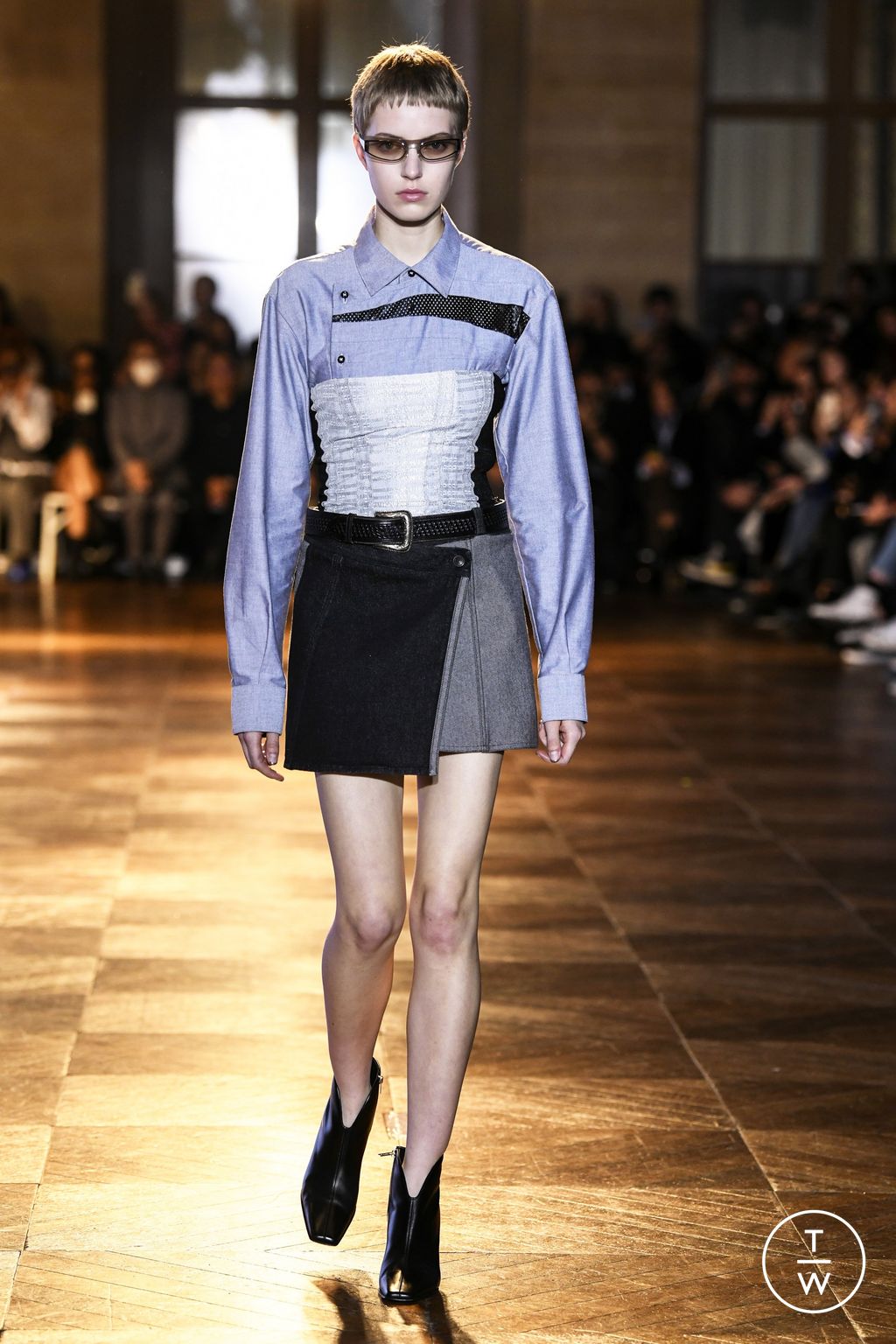 Fashion Week Paris Spring/Summer 2023 look 13 from the Koché collection womenswear