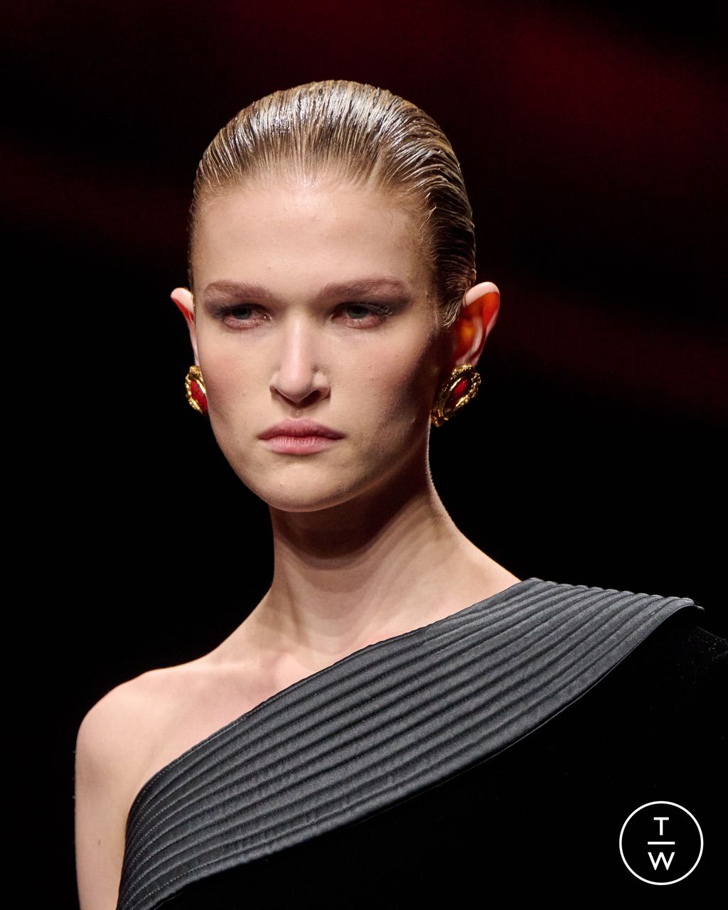 Fashion Week Milan Fall/Winter 2025 look 78 from the Roberto Cavalli collection womenswear accessories