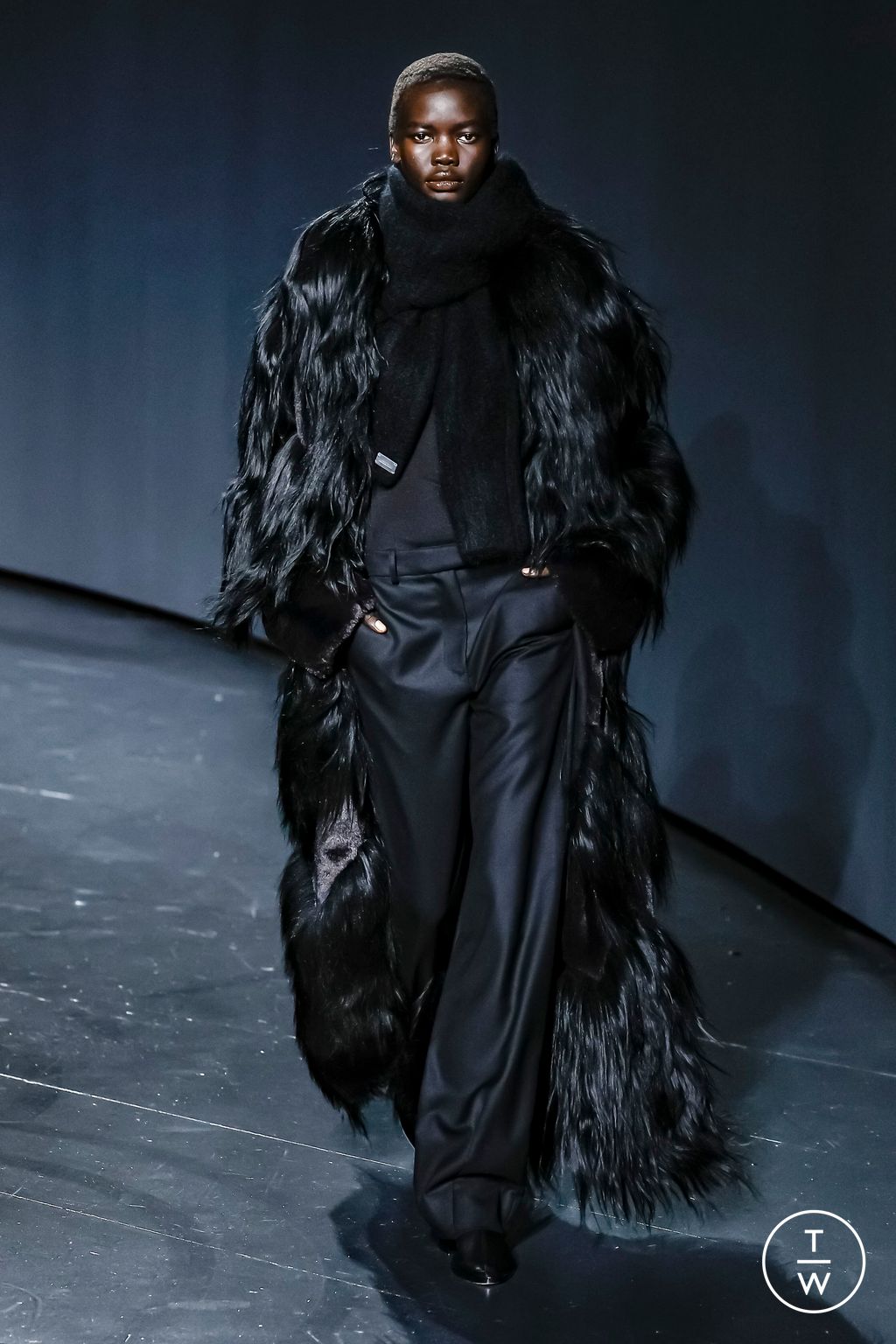 Fashion Week London Fall/Winter 2024 look 10 from the 16Arlington collection 女装