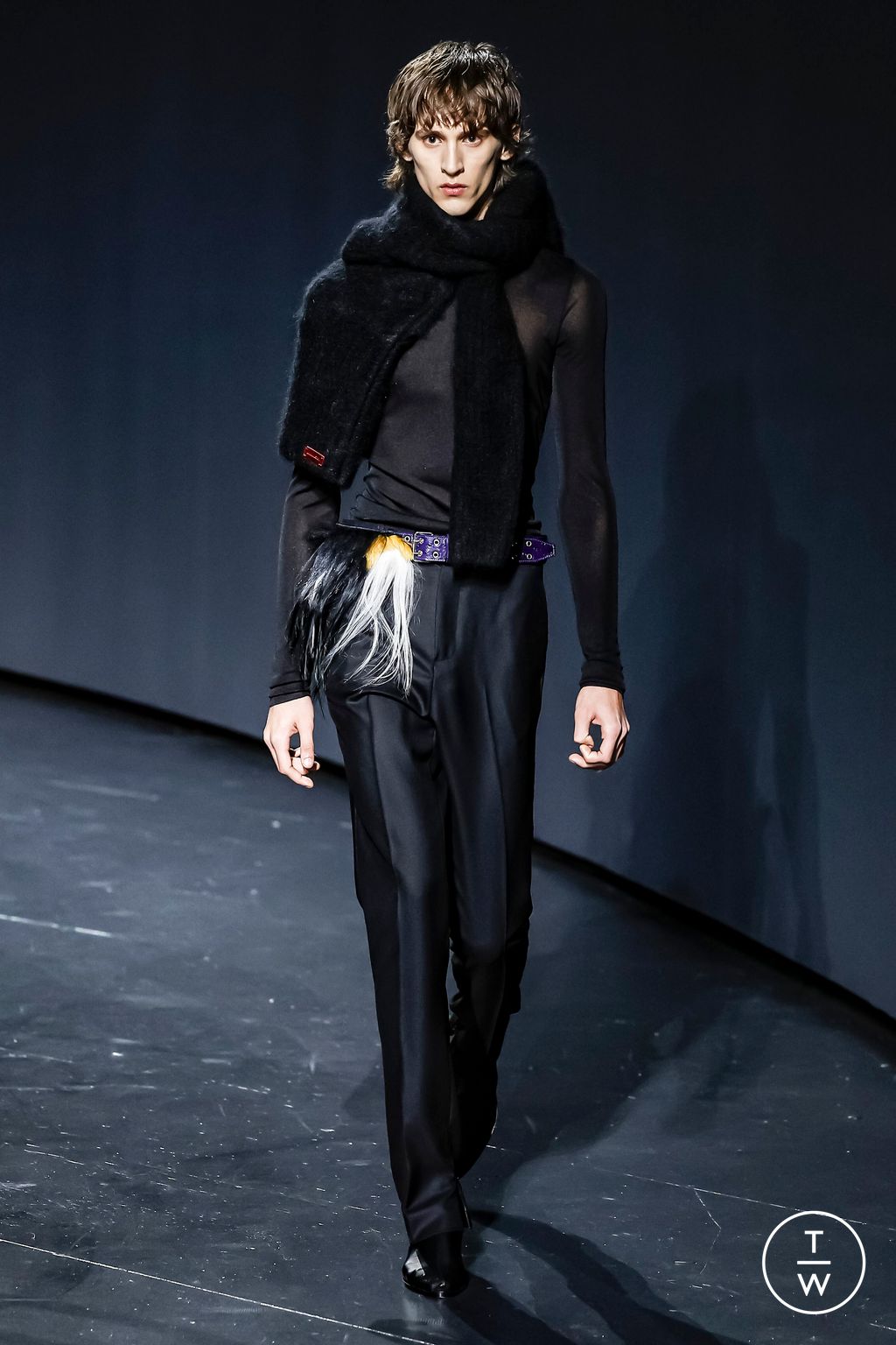 Fashion Week London Fall/Winter 2024 look 16 from the 16Arlington collection 女装
