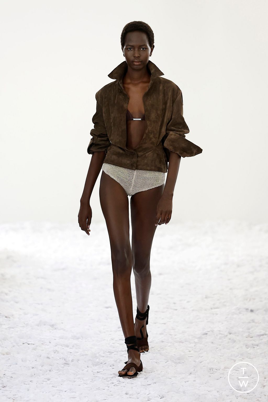 Fashion Week London Spring/Summer 2025 look 8 from the 16Arlington collection womenswear