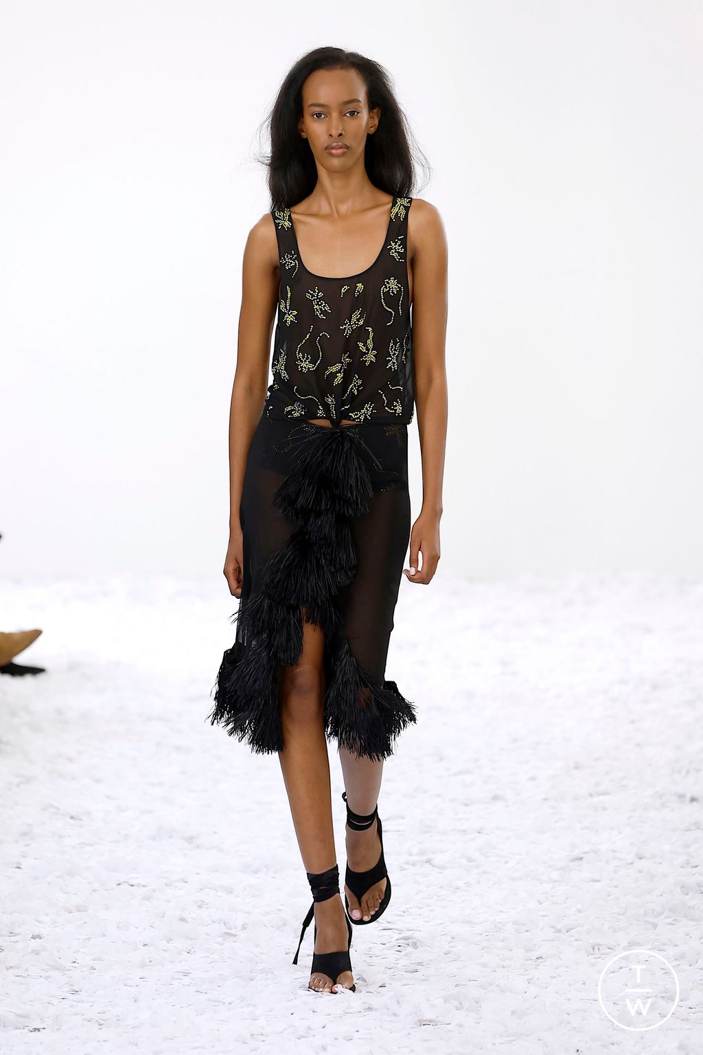 Fashion Week London Spring/Summer 2025 look 19 from the 16Arlington collection womenswear