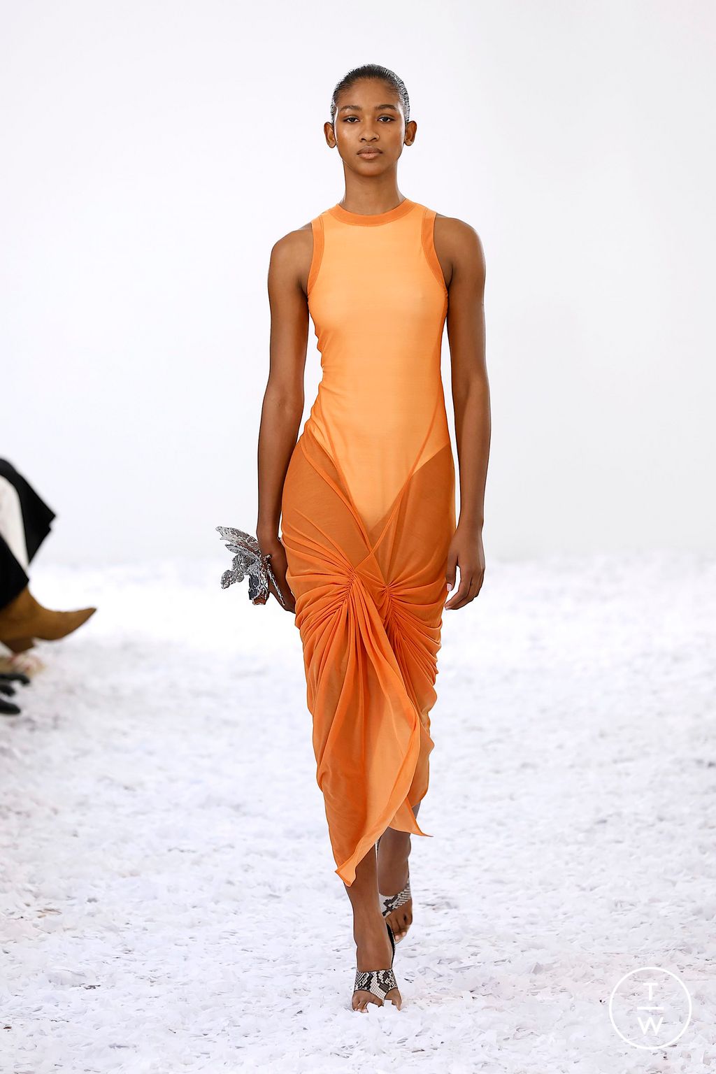 Fashion Week London Spring/Summer 2025 look 24 from the 16Arlington collection womenswear