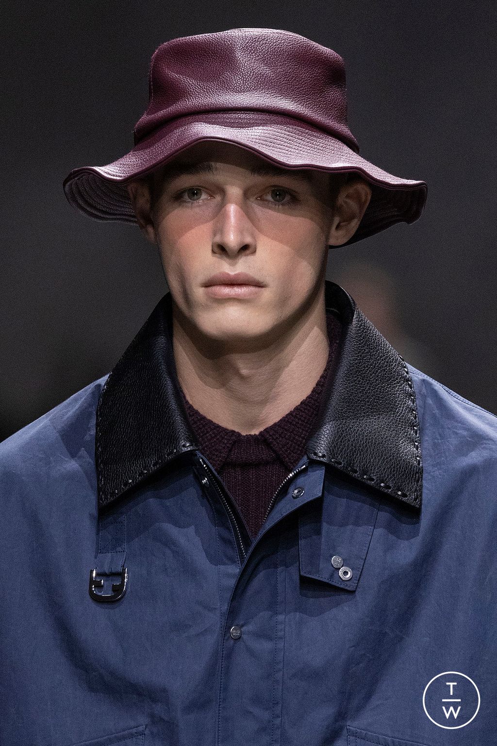 Fashion Week Paris Fall/Winter 2024 look 87 from the Fendi collection menswear accessories