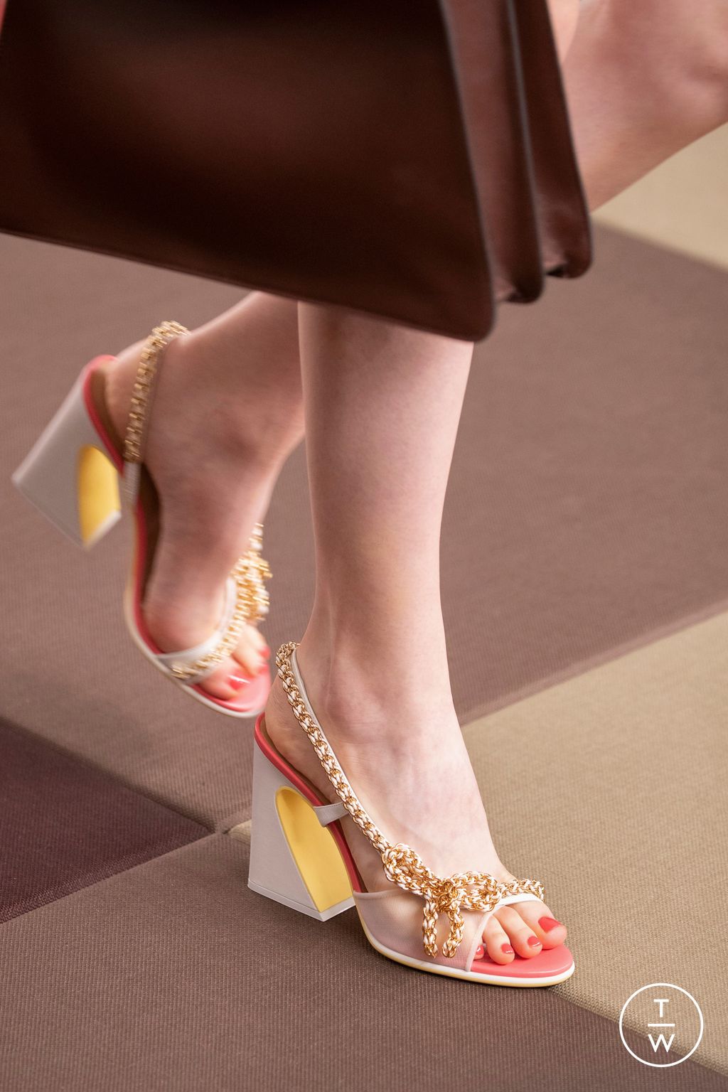 Fashion Week Milan Spring/Summer 2026 look 48 from the Fendi collection womenswear accessories