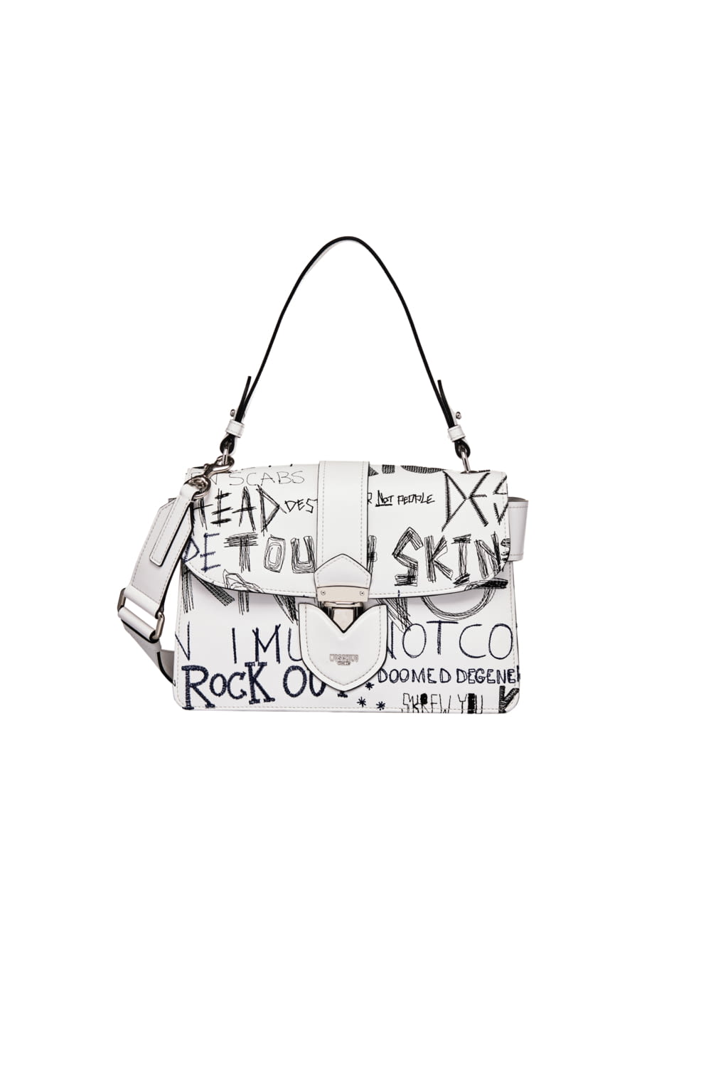 Fashion Week Milan Spring/Summer 2018 look 44 from the Moschino collection womenswear accessories