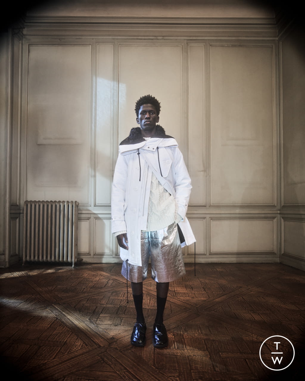 Fashion Week Paris Fall/Winter 2022 look 20 de la collection Dries Van Noten menswear