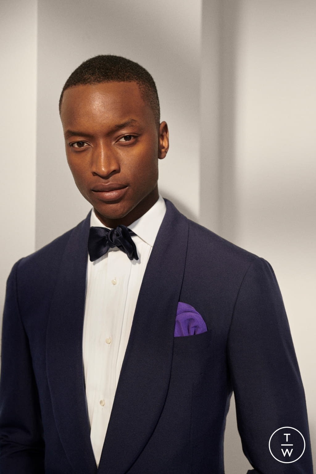 Fashion Week Milan Spring/Summer 2020 look 16 from the Ralph Lauren Purple Label collection menswear