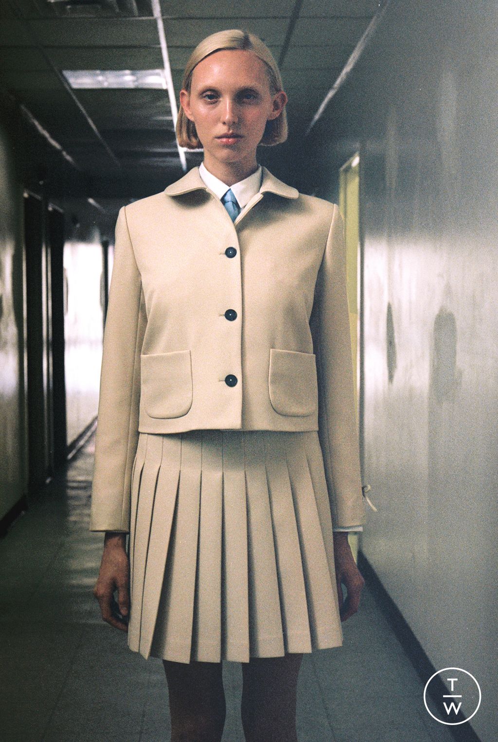 Fashion Week New York Resort 2025 look 17 from the Sandy Liang collection womenswear