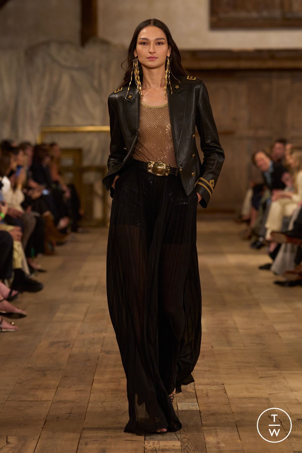 Fashion Week New York Spring/Summer 2024 look 17 from the Ralph Lauren collection womenswear