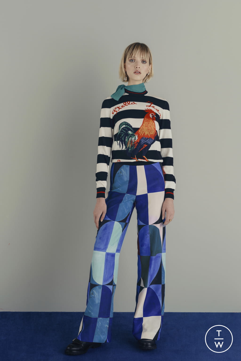 Fashion Week Milan Pre-Fall 2019 look 17 from the Stella Jean collection womenswear