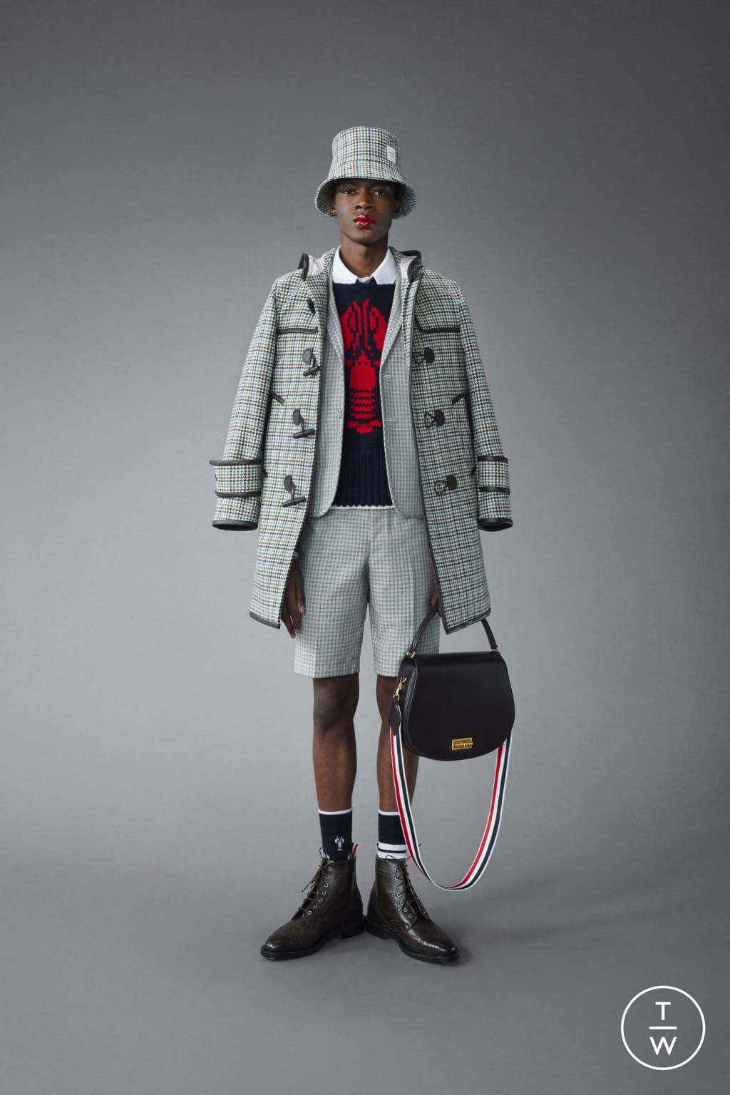 Fashion Week Paris Pre-Fall 2022 look 19 from the Thom Browne collection menswear