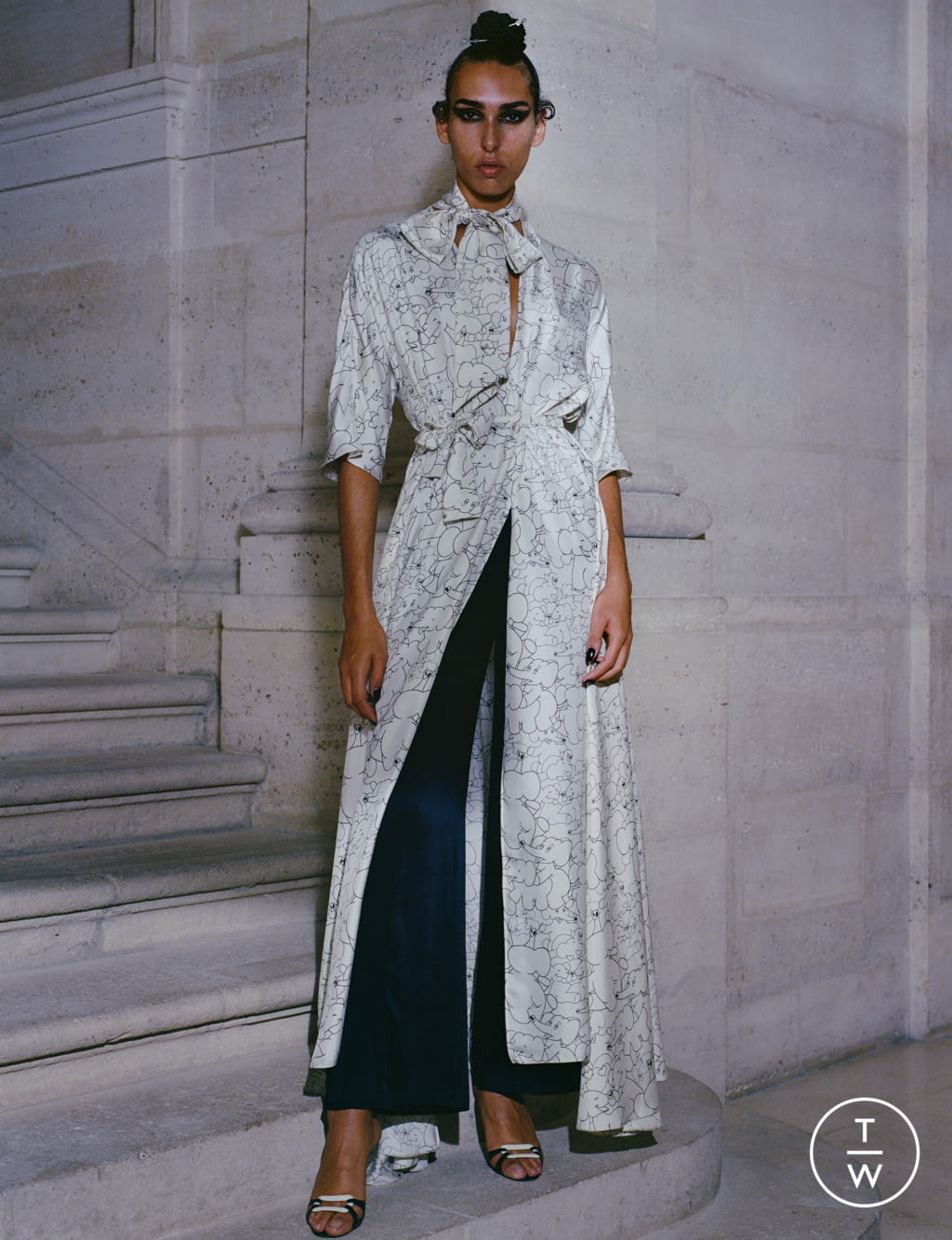 Fashion Week Paris Spring/Summer 2020 look 17 from the Lecourt Mansion collection 女装