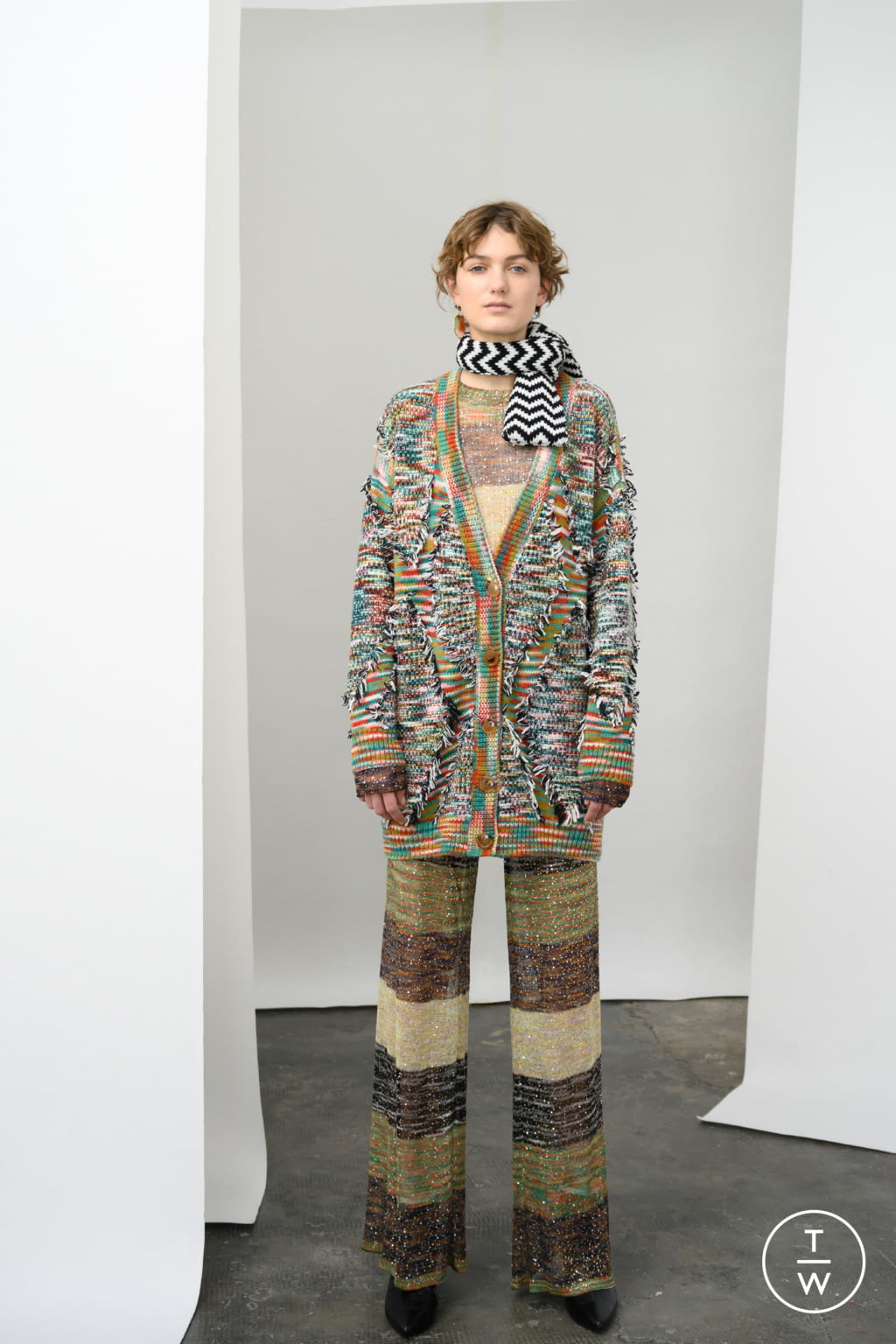 Fashion Week Milan Pre-Fall 2019 look 17 from the Missoni collection 女装