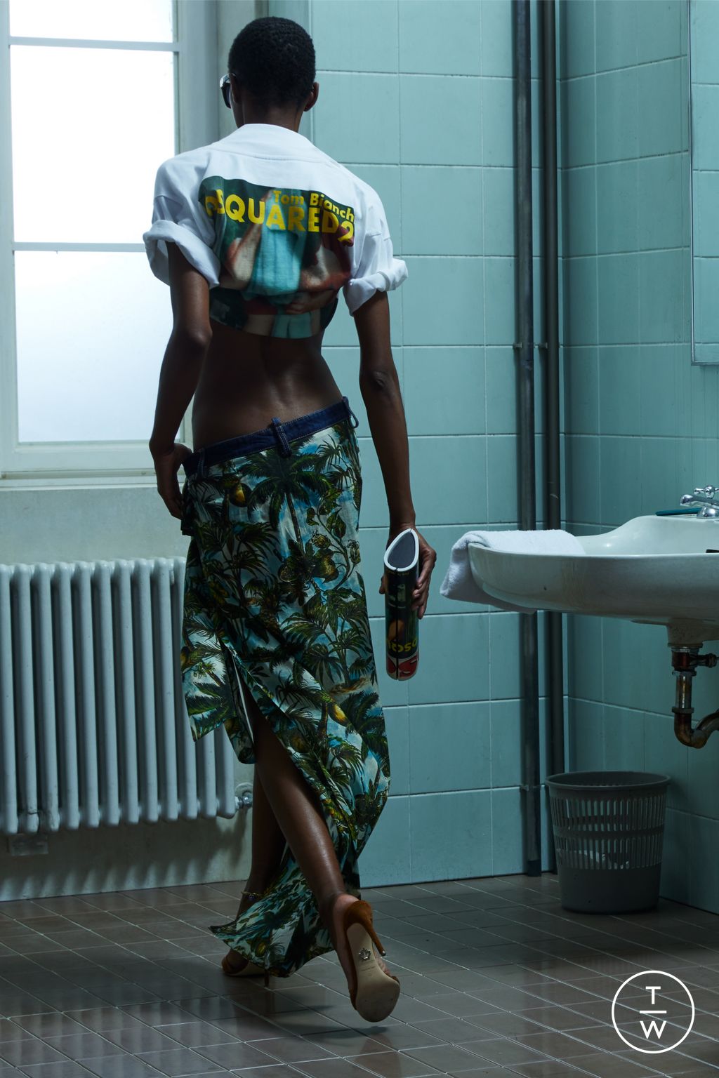 Fashion Week Milan Resort 2026 look 17 de la collection Dsquared2 womenswear