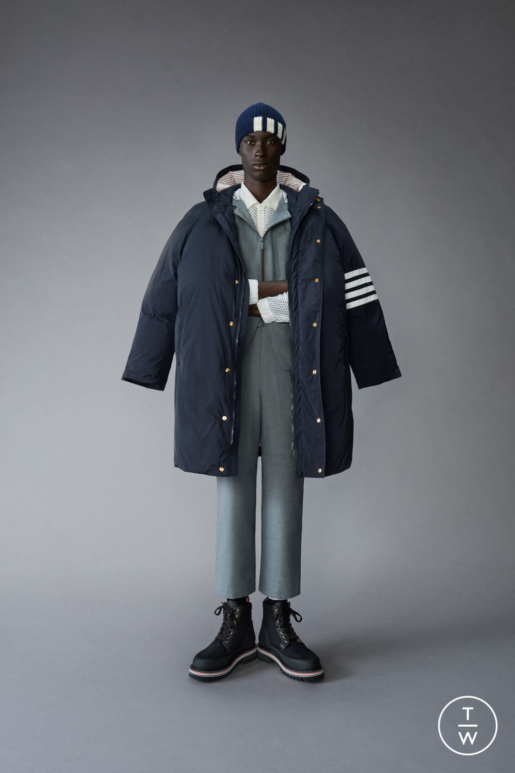 Fashion Week Paris Pre-Fall 2021 look 17 from the Thom Browne collection menswear