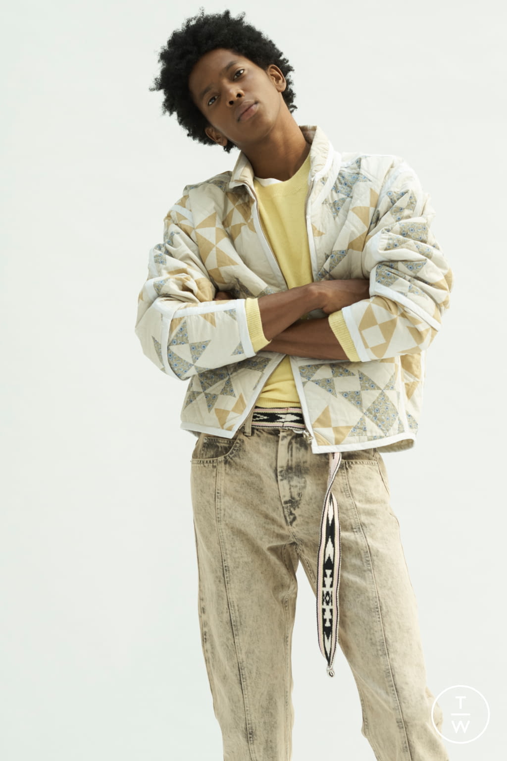 Fashion Week Paris Spring/Summer 2020 look 16 from the Isabel Marant collection 男装