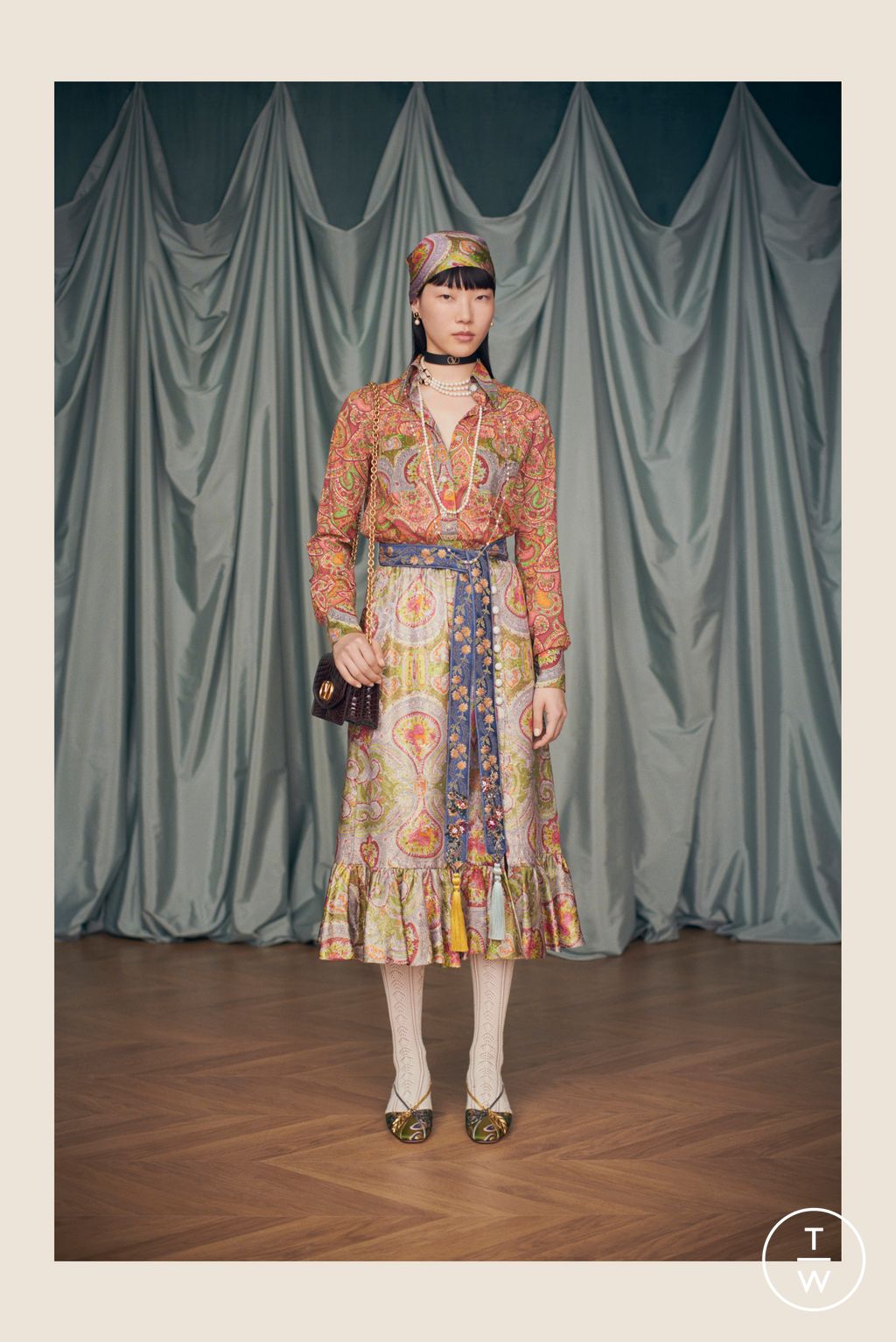 Fashion Week Paris Resort 2025 look 169 from the Valentino collection womenswear