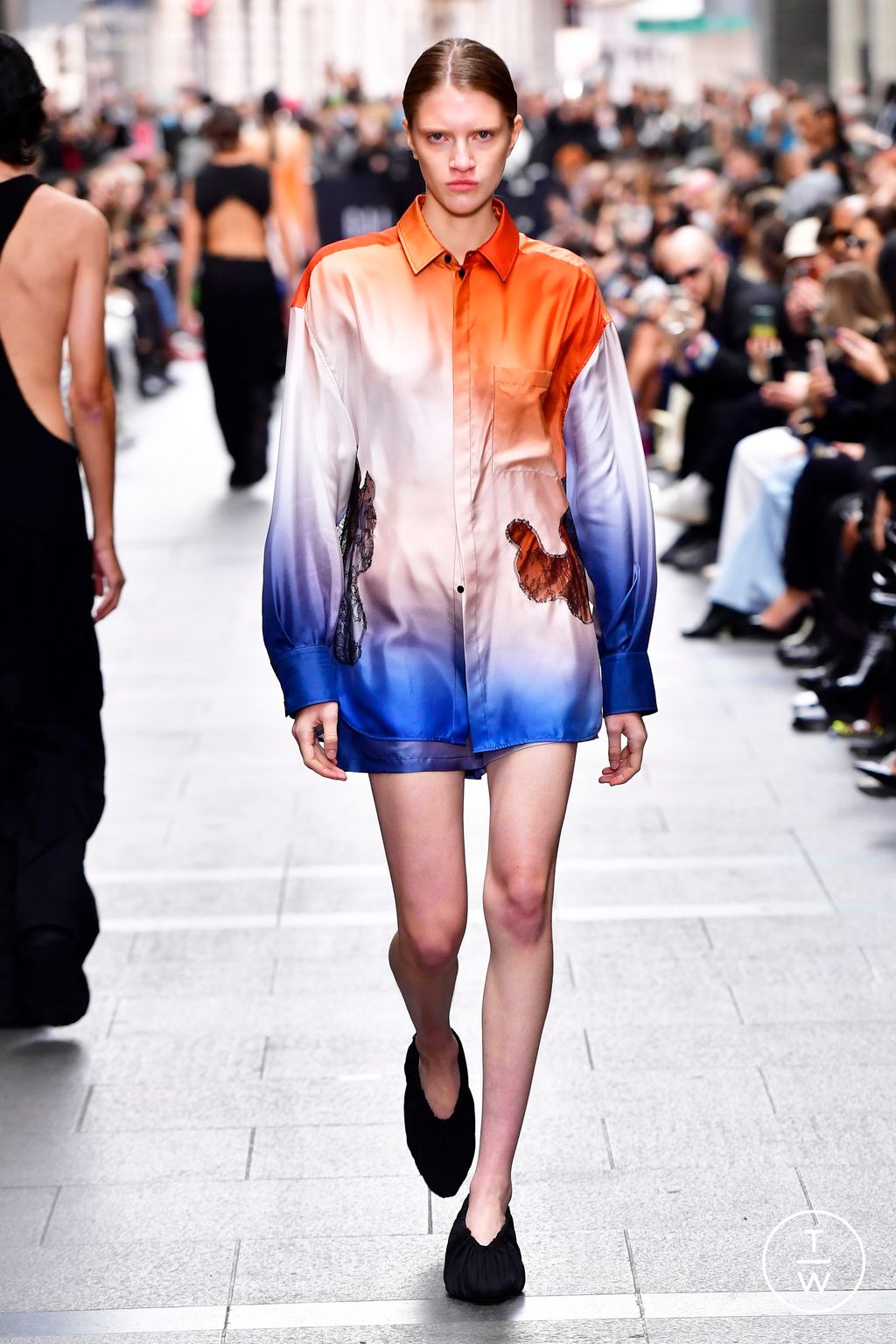 Fashion Week Paris Spring/Summer 2023 look 7 from the GAUCHERE collection womenswear