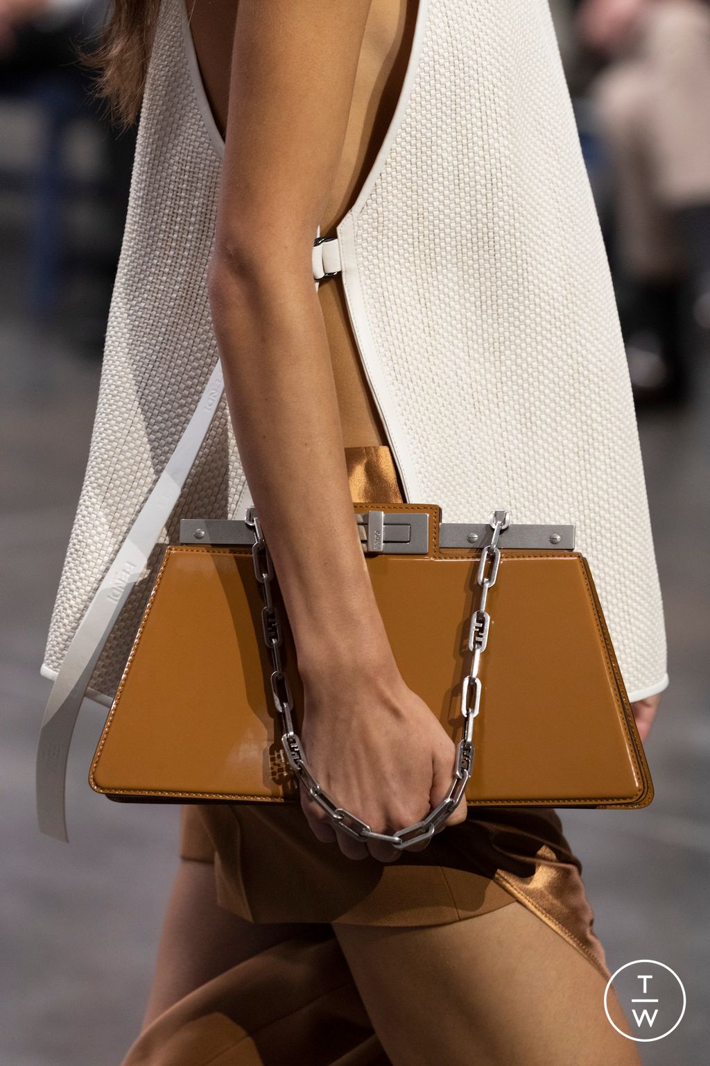 Fashion Week Milan Spring/Summer 2023 look 14 from the Fendi collection womenswear accessories