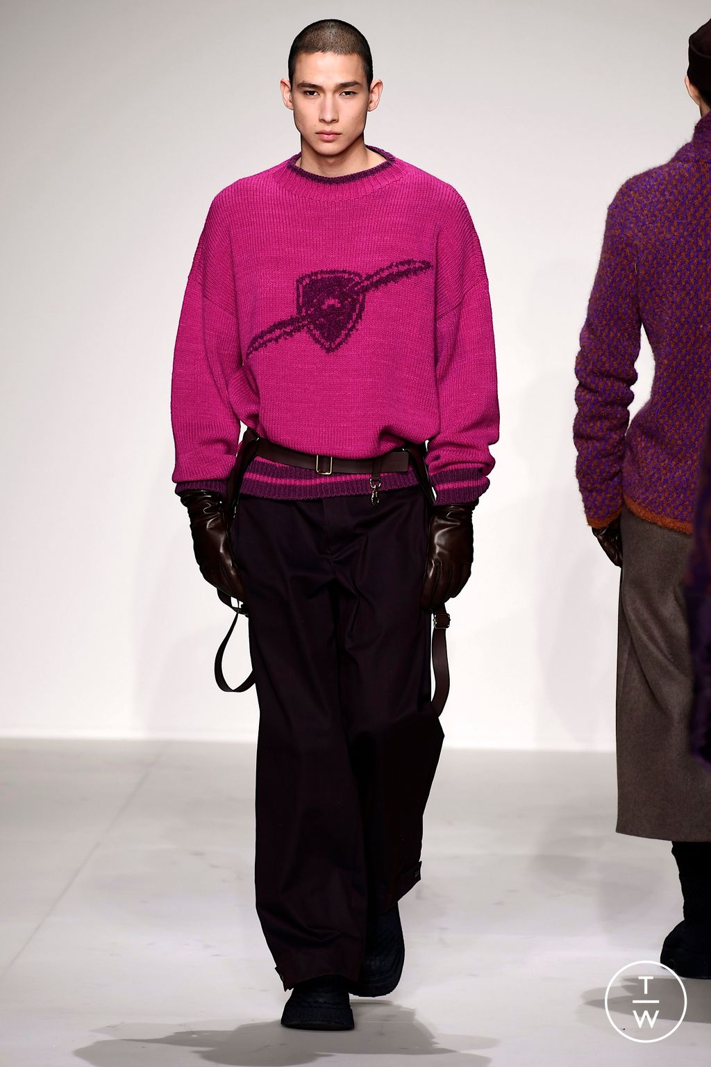 Fashion Week Milan Fall/Winter 2023 look 59 from the Emporio Armani collection 男装