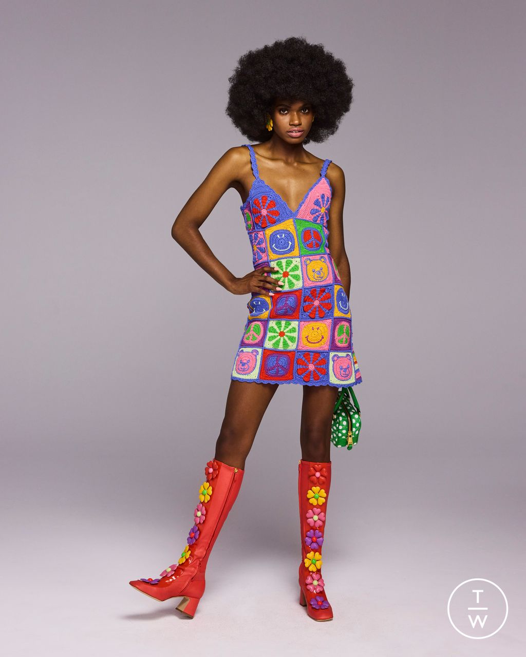 Fashion Week Milan Resort 2023 look 17 from the Moschino collection womenswear