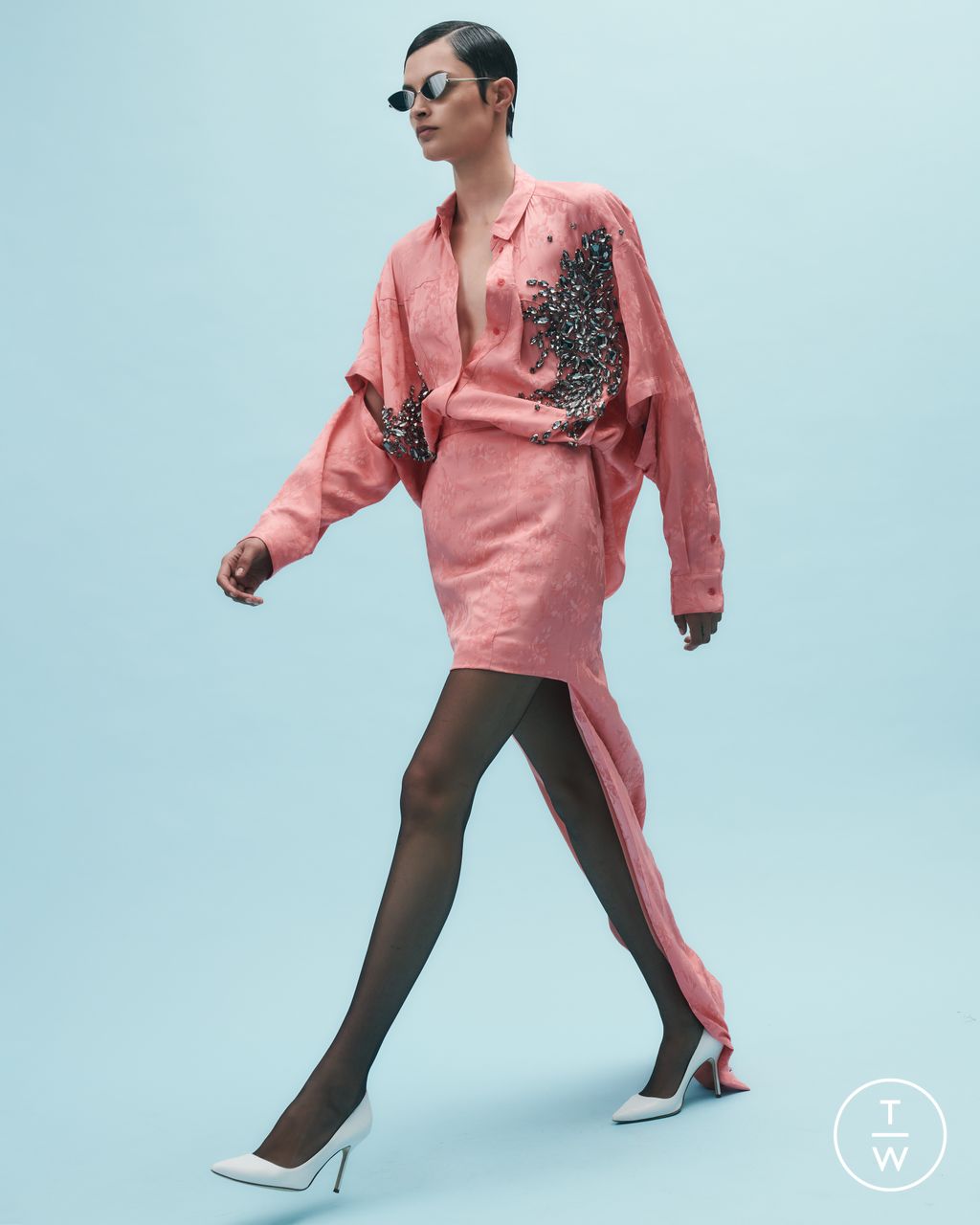 Fashion Week New York Resort 2024 look 17 from the Hellessy collection womenswear