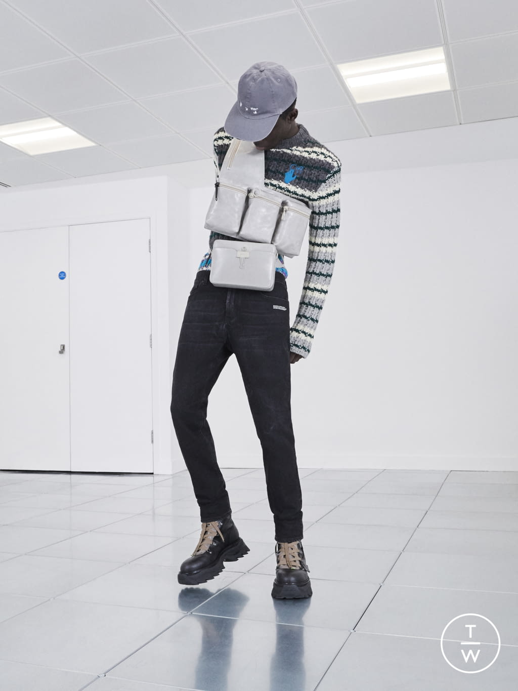 Fashion Week Paris Pre-Fall 2020 look 18 from the Off-White collection menswear