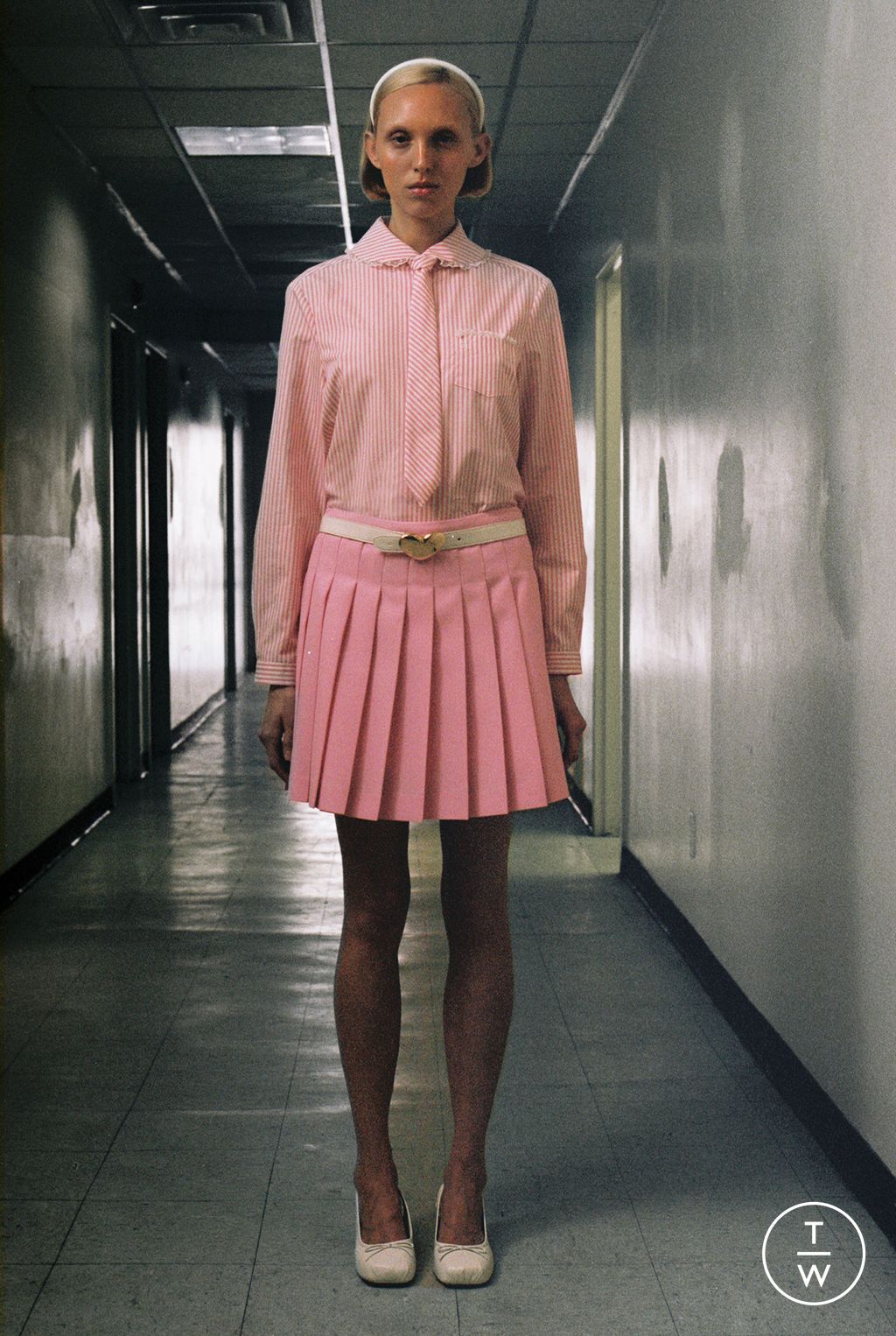 Fashion Week New York Resort 2025 look 18 from the Sandy Liang collection womenswear