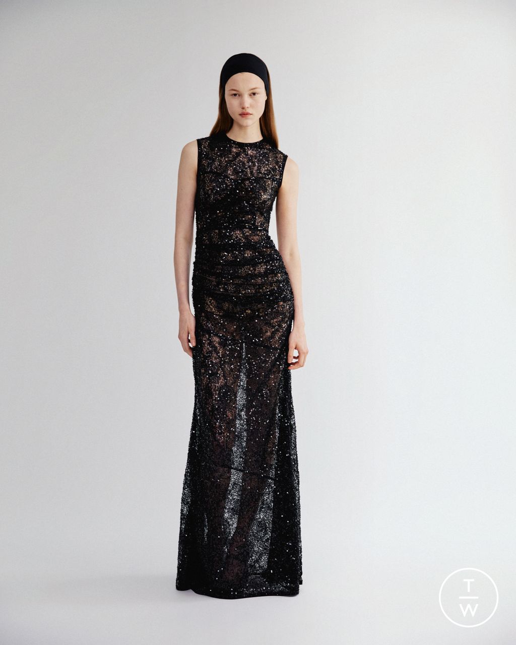 Fashion Week New York Resort 2025 look 18 from the AKNVAS collection womenswear