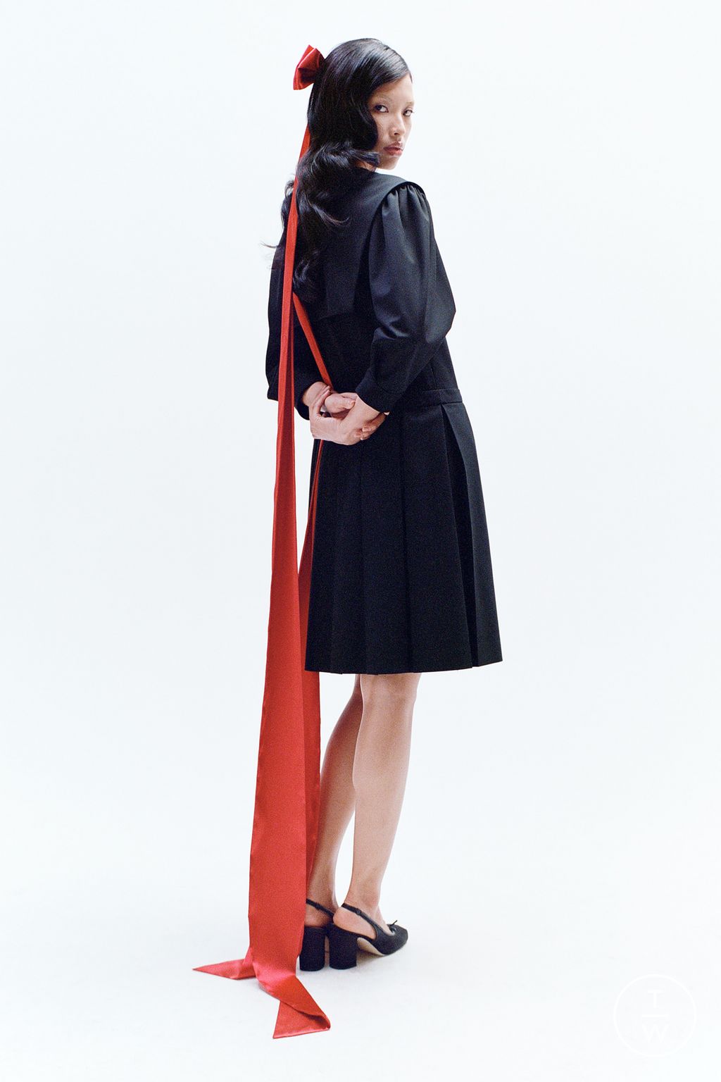 Fashion Week New York Resort 2024 look 18 de la collection Sandy Liang womenswear