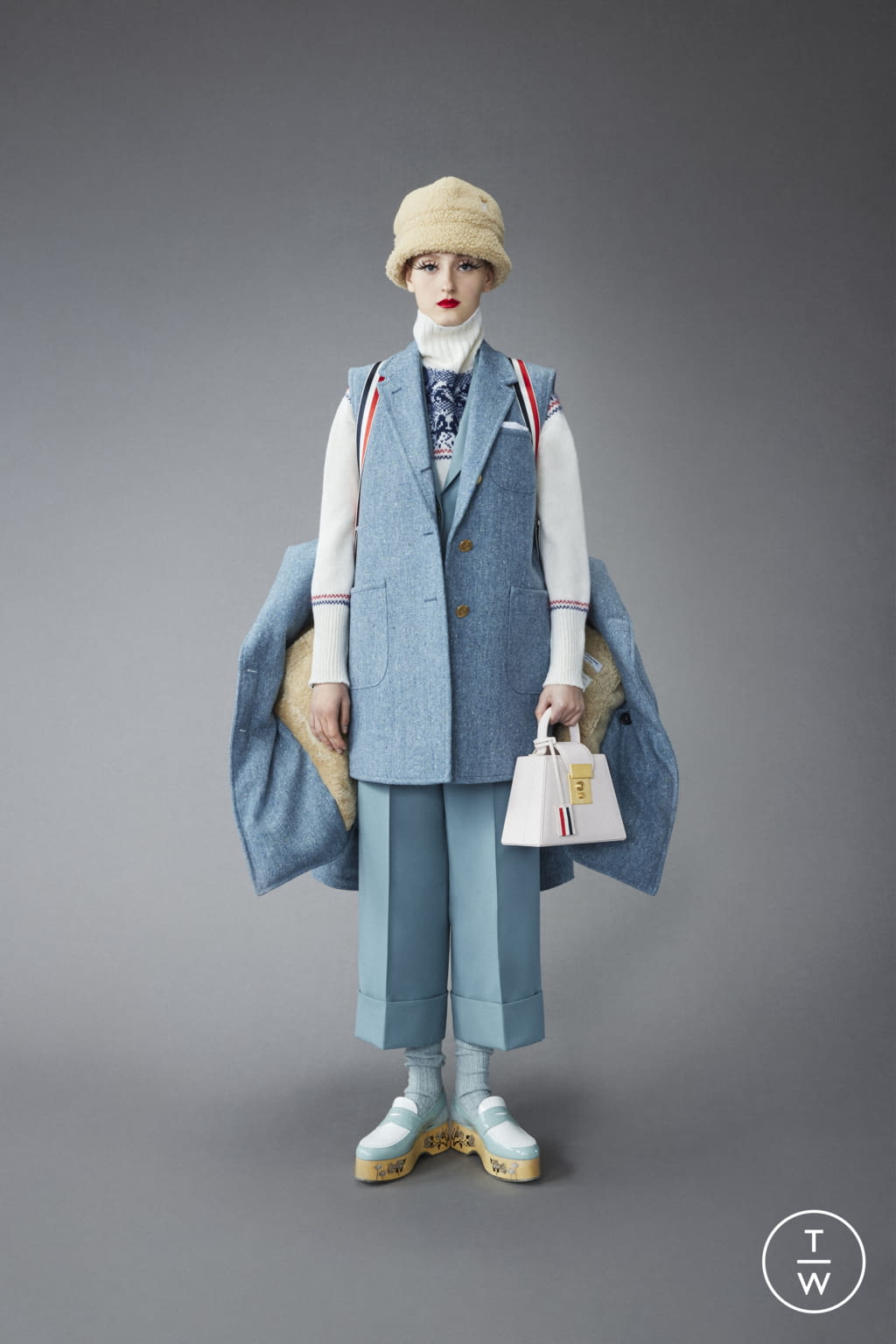 Fashion Week New York Pre-Fall 2022 look 18 de la collection Thom Browne womenswear