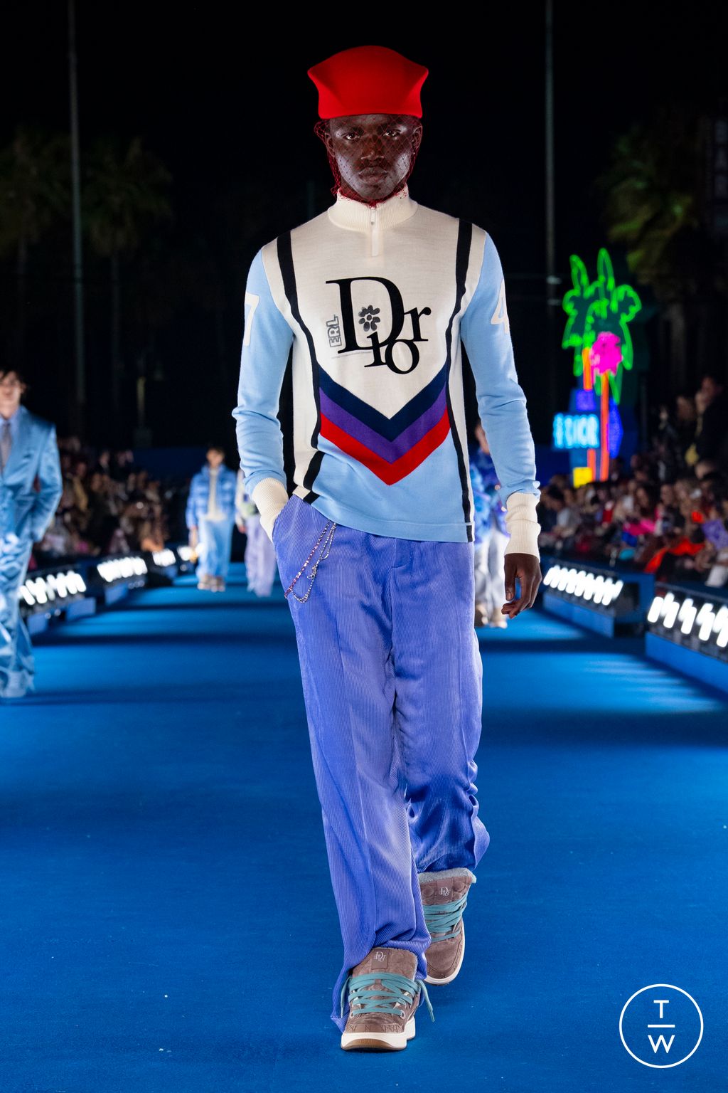 Fashion Week Paris Resort 2023 look 18 from the Dior Men collection 男装