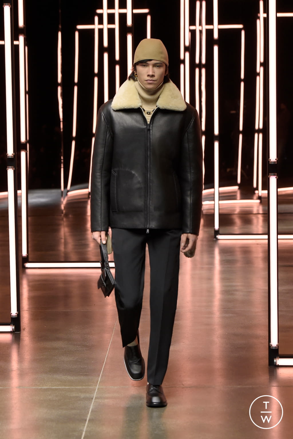 Fashion Week Milan Fall/Winter 2021 look 18 from the Fendi collection menswear