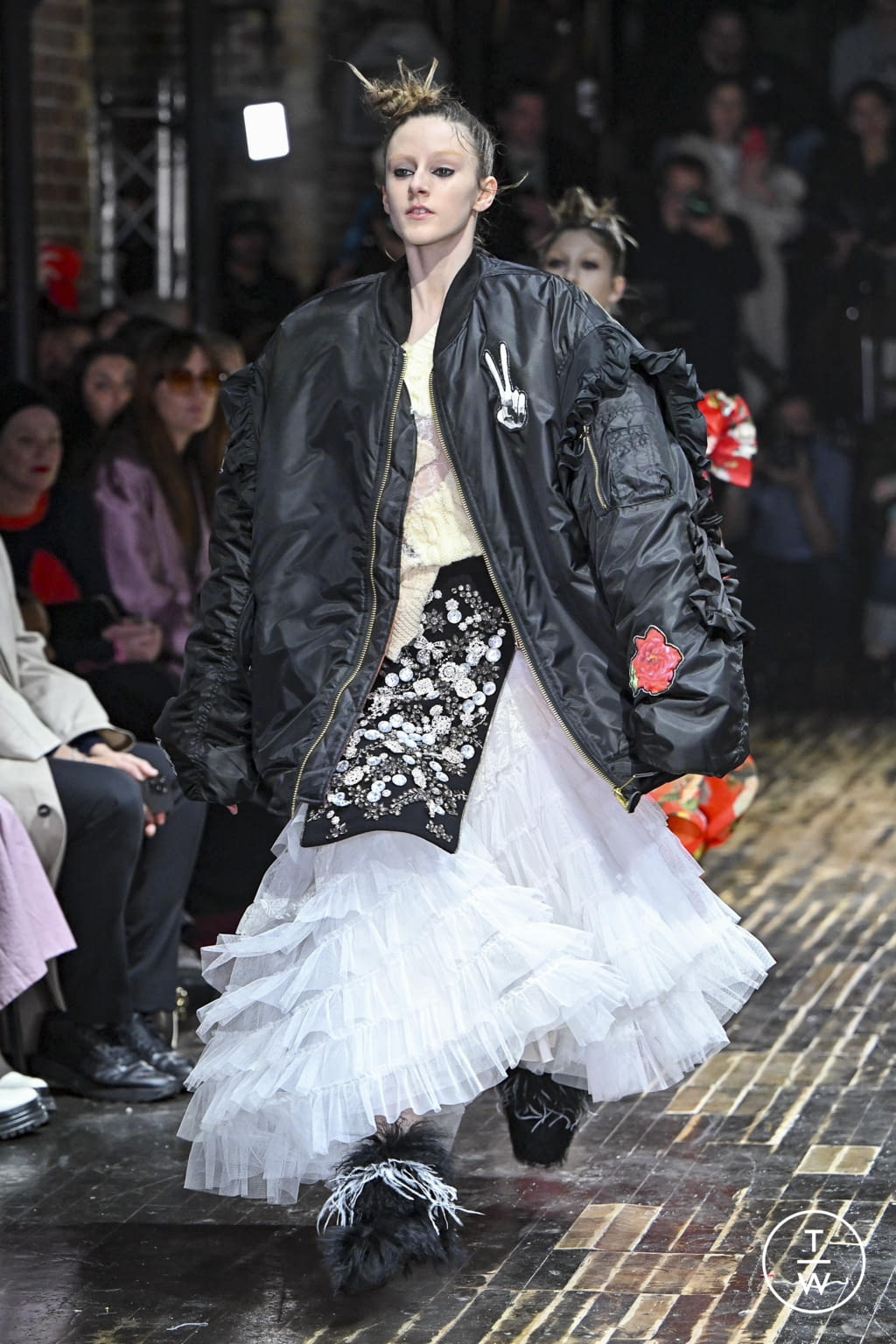 Fashion Week London Fall/Winter 2022 look 8 from the Preen by Thornton Bregazzi collection womenswear