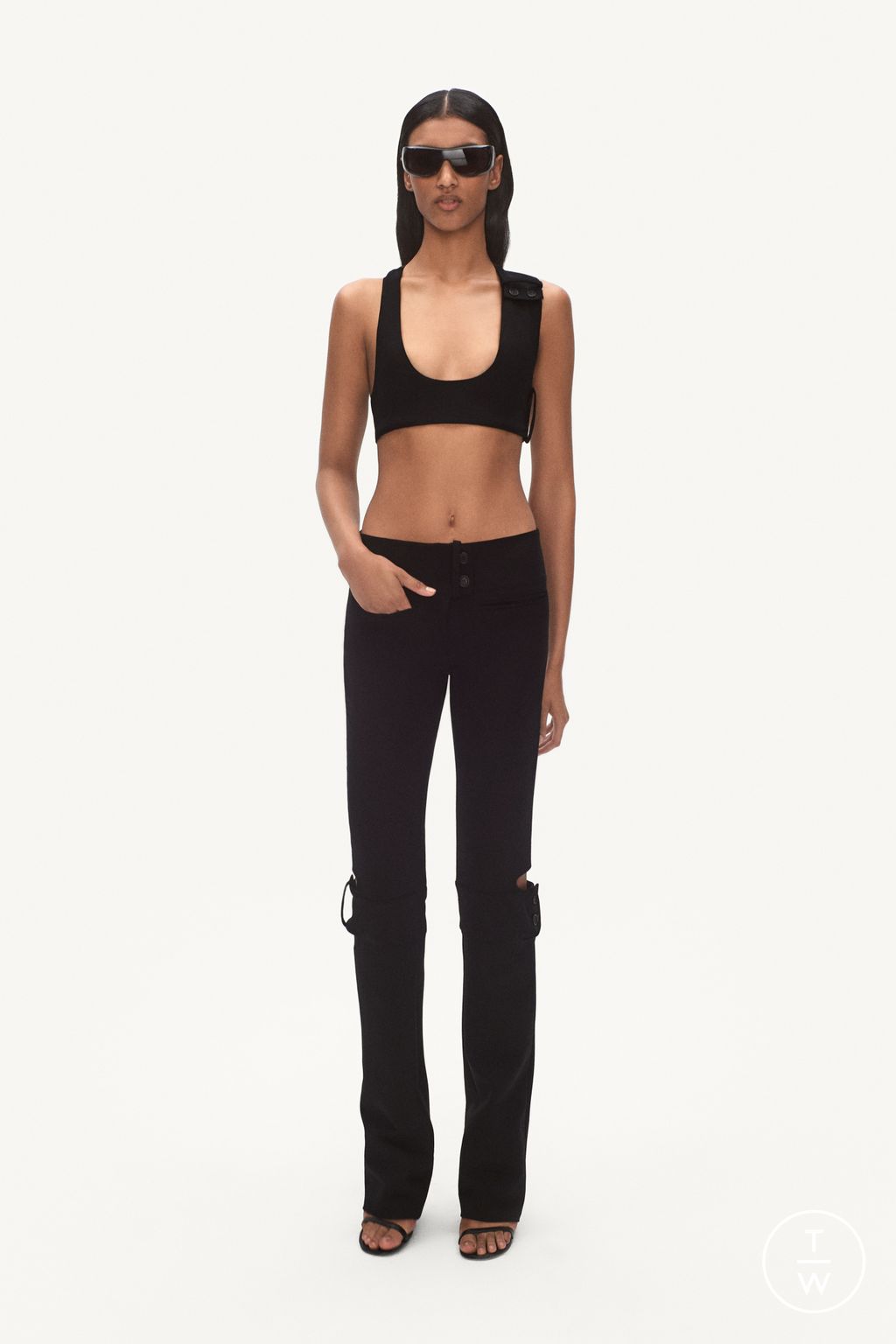 Fashion Week Paris Resort 2025 look 18 from the Courrèges collection womenswear