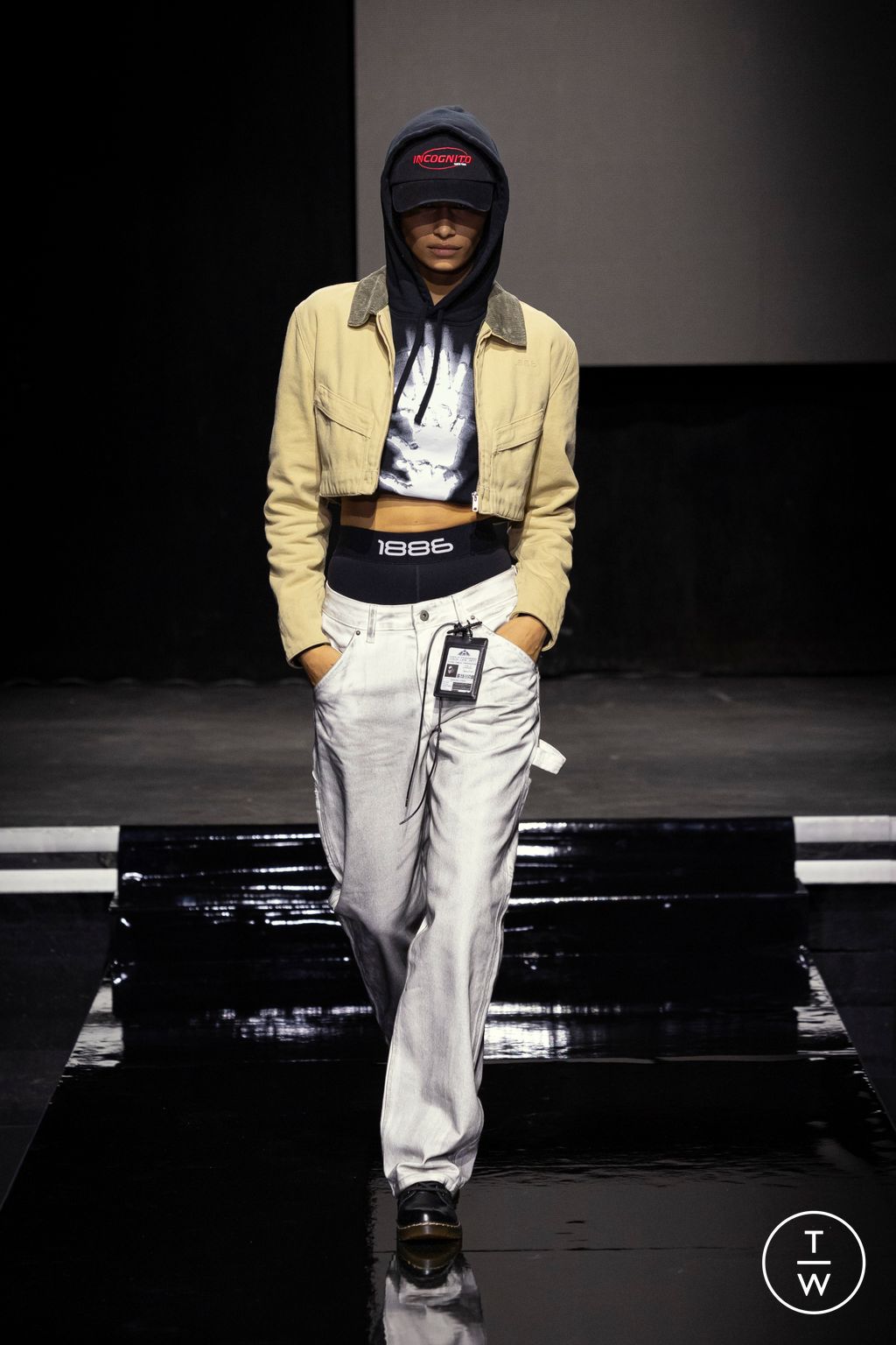 Fashion Week Paris Spring-Summer 2025 look 3 from the Saudi 100 collection 男装
