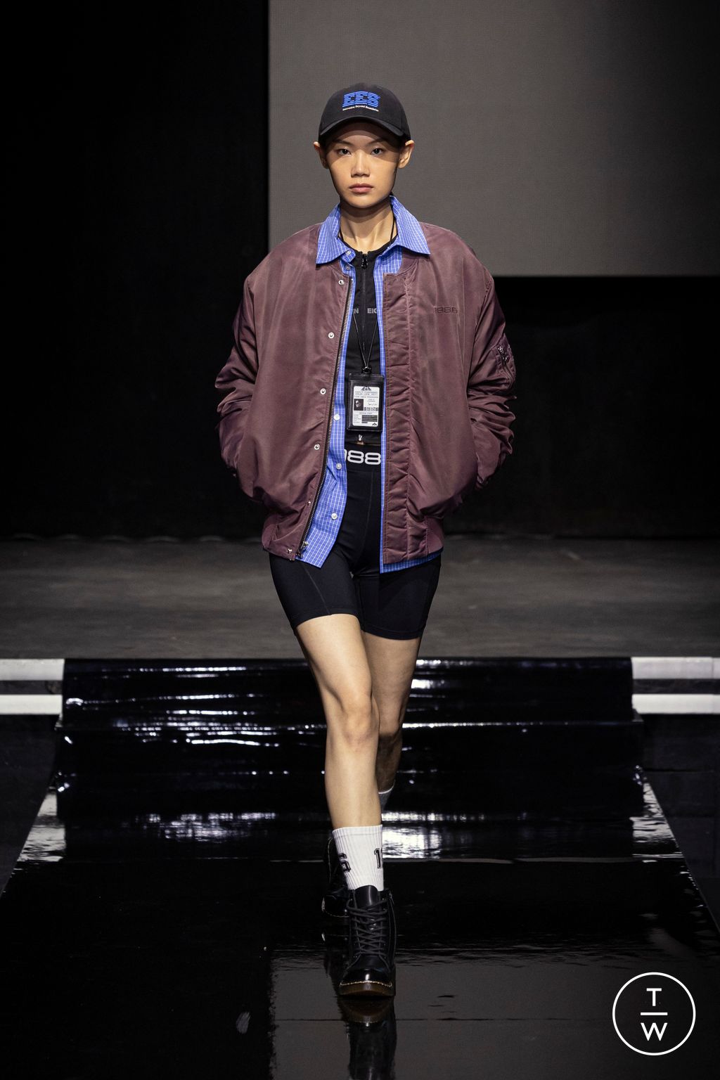 Fashion Week Paris Spring-Summer 2025 look 6 de la collection Saudi 100 menswear