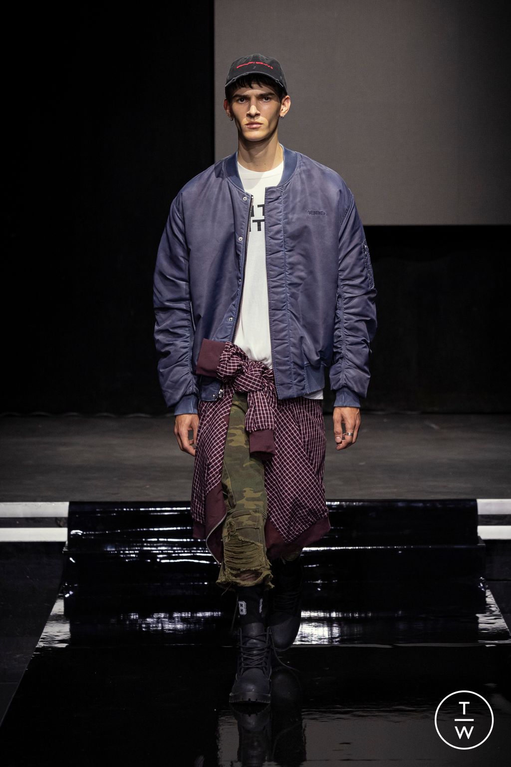Fashion Week Paris Spring-Summer 2025 look 7 from the 1886 - Saudi 100 collection menswear
