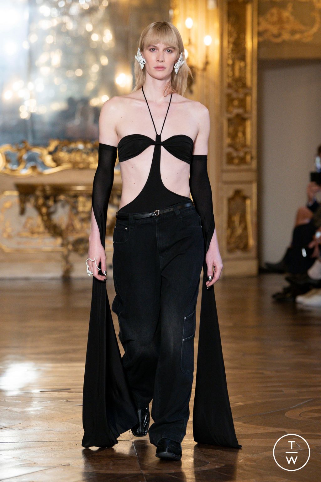 Fashion Week Milan Spring/Summer 2023 look 26 from the Trussardi collection 女装