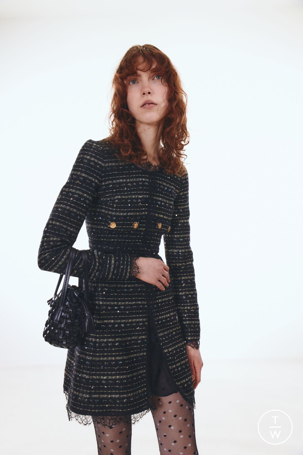 Fashion Week Paris Pre-Fall 2025 look 18 from the Giambattista Valli collection 女装